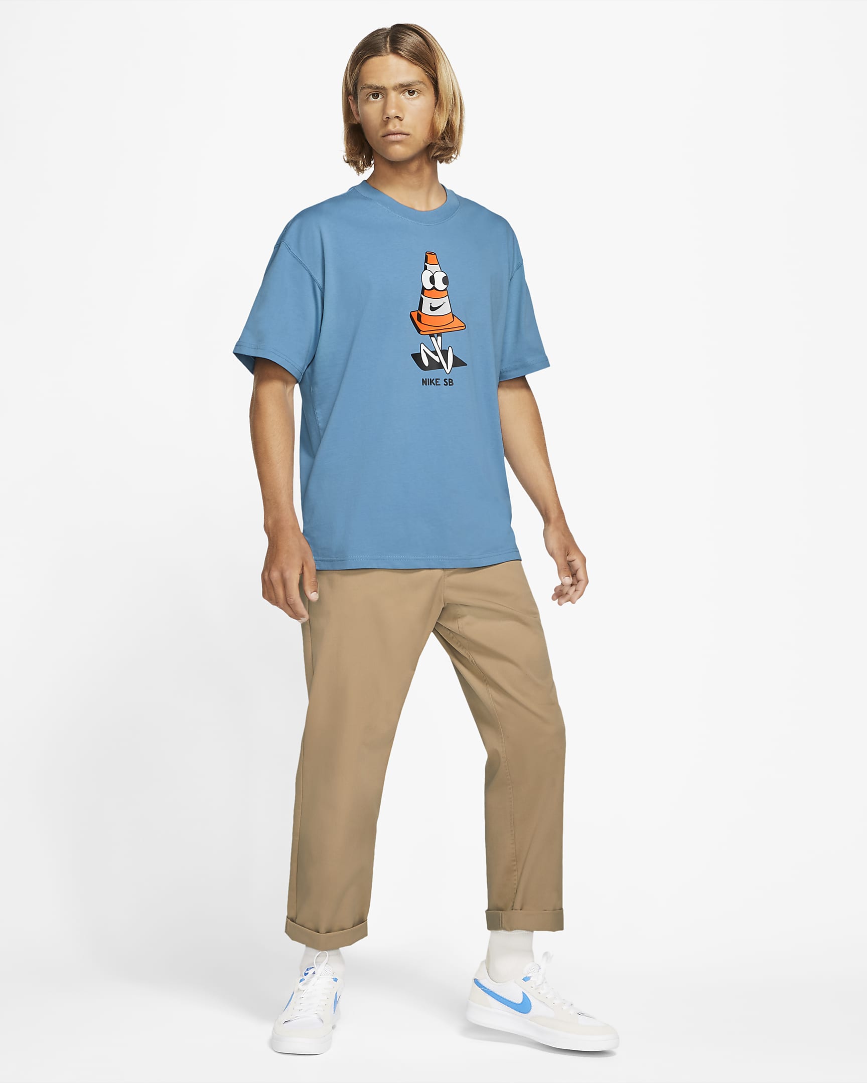 Nike SB Men's Skate T-Shirt - Dutch Blue