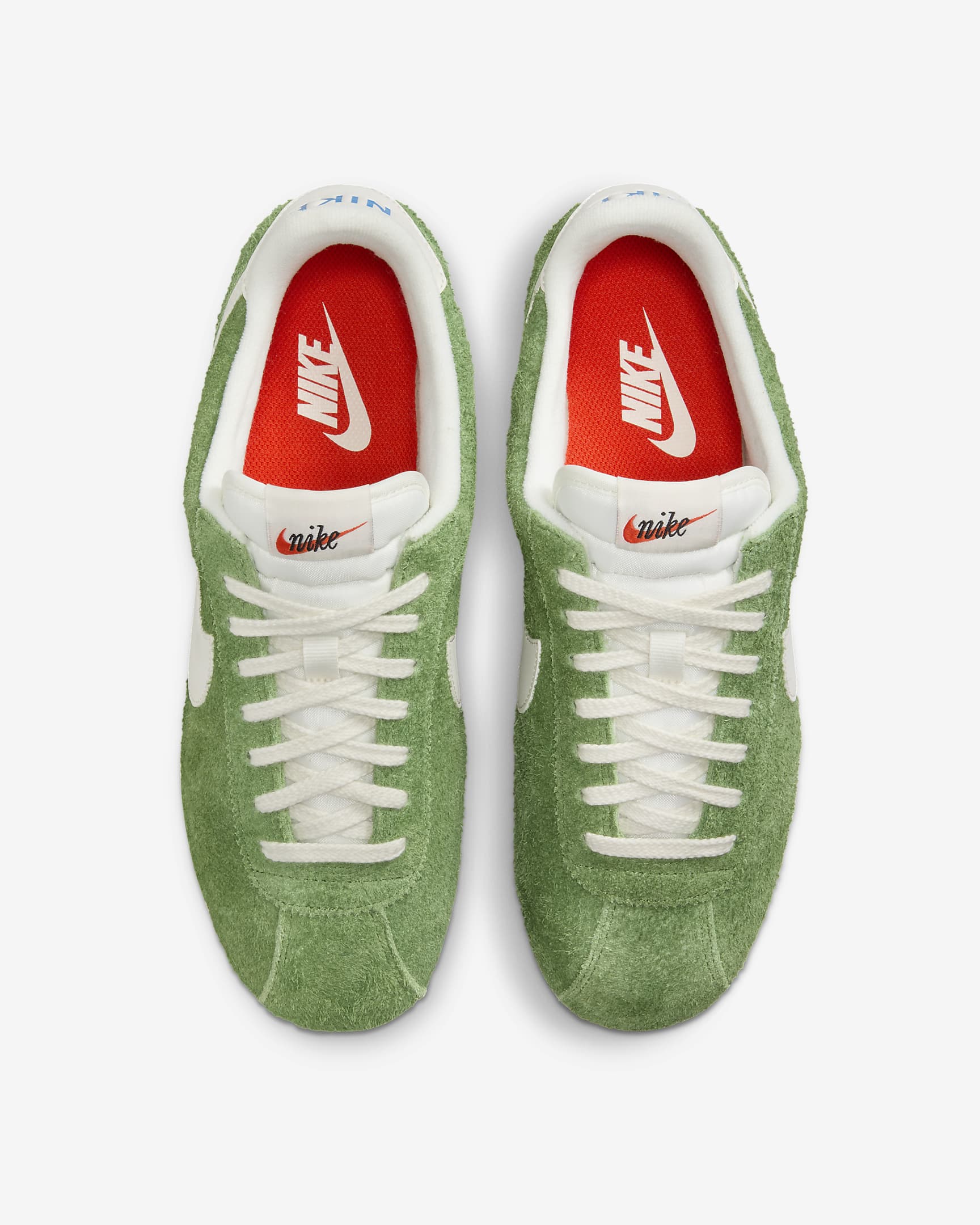 Nike Cortez Vintage Suede Shoes - Chlorophyll/Light Photo Blue/Coconut Milk/Sail