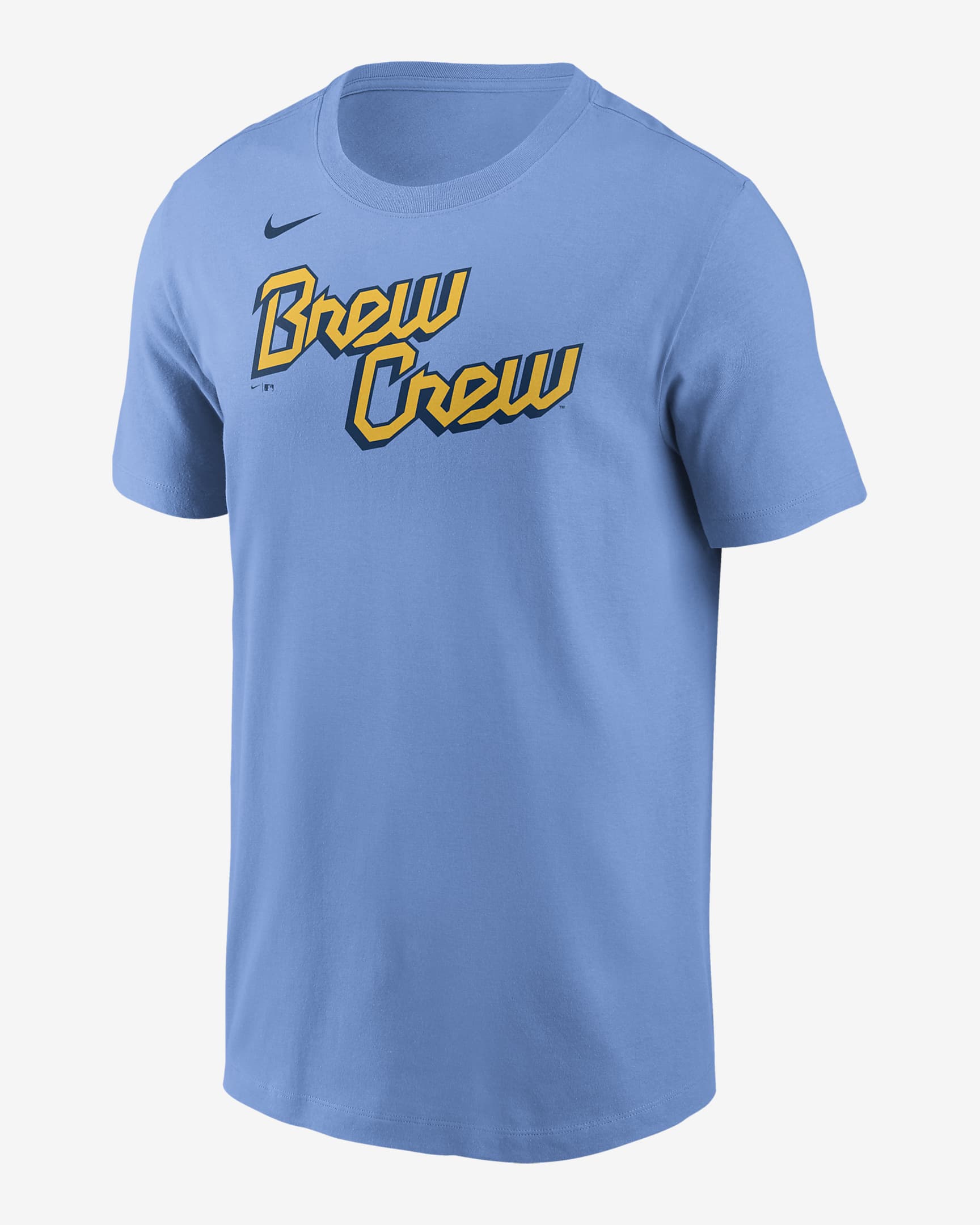 Nike City Connect Wordmark (MLB Milwaukee Brewers) Men's T-Shirt. Nike.com
