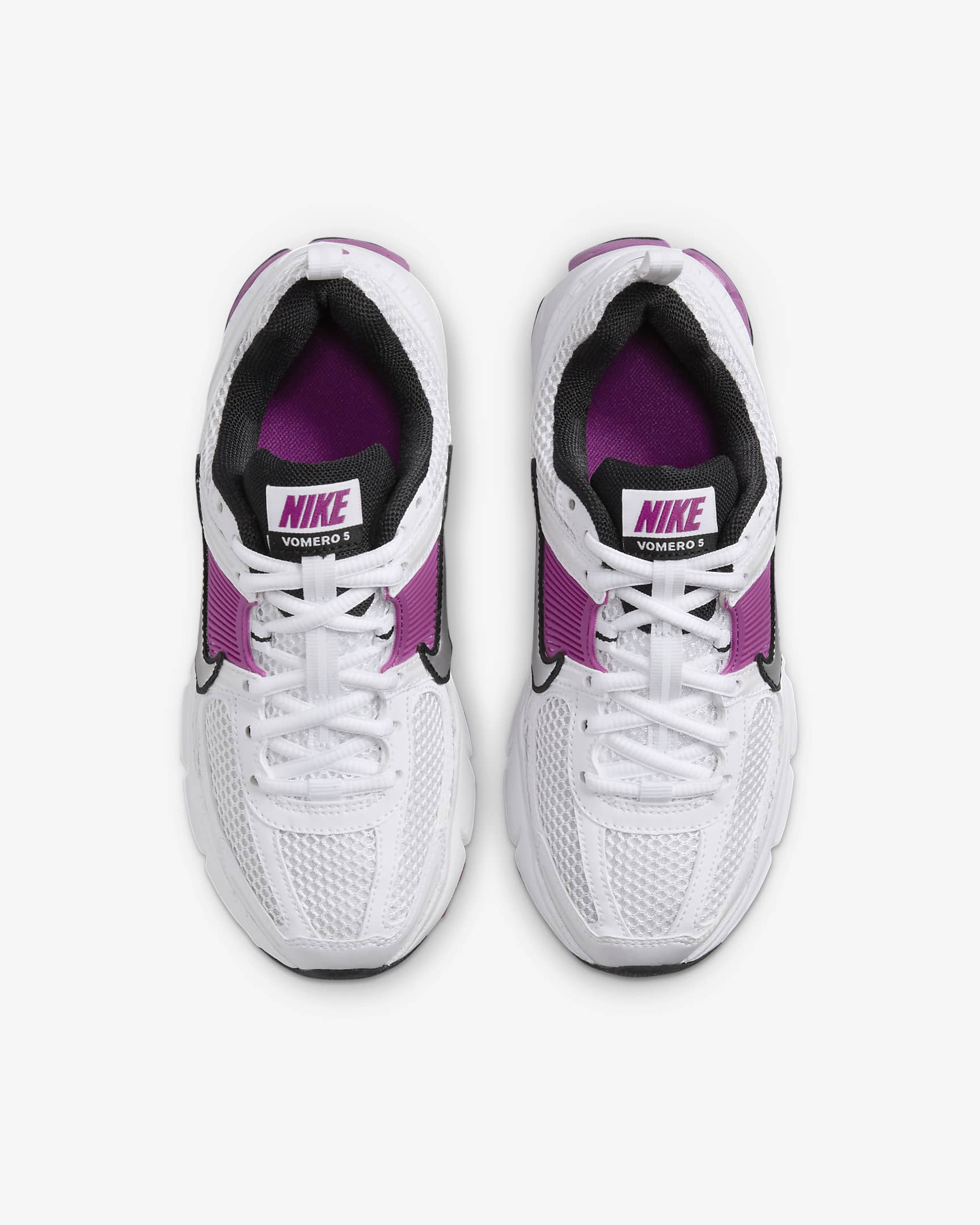 Nike Vomero 5 cipő nagyobb gyerekeknek - Fehér/Pure Platinum/Hot Fuchsia/Metallic Platinum