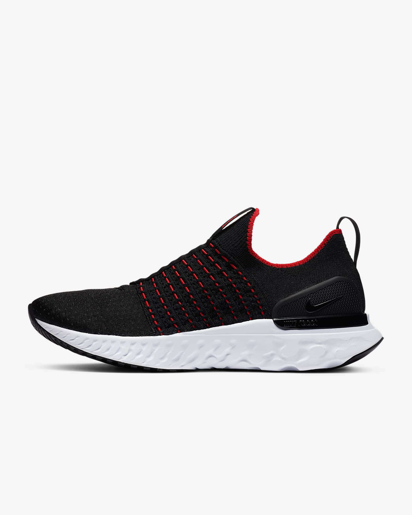 Nike Phantom Run 2 Men's Road Running Shoes - Black/White/University Red