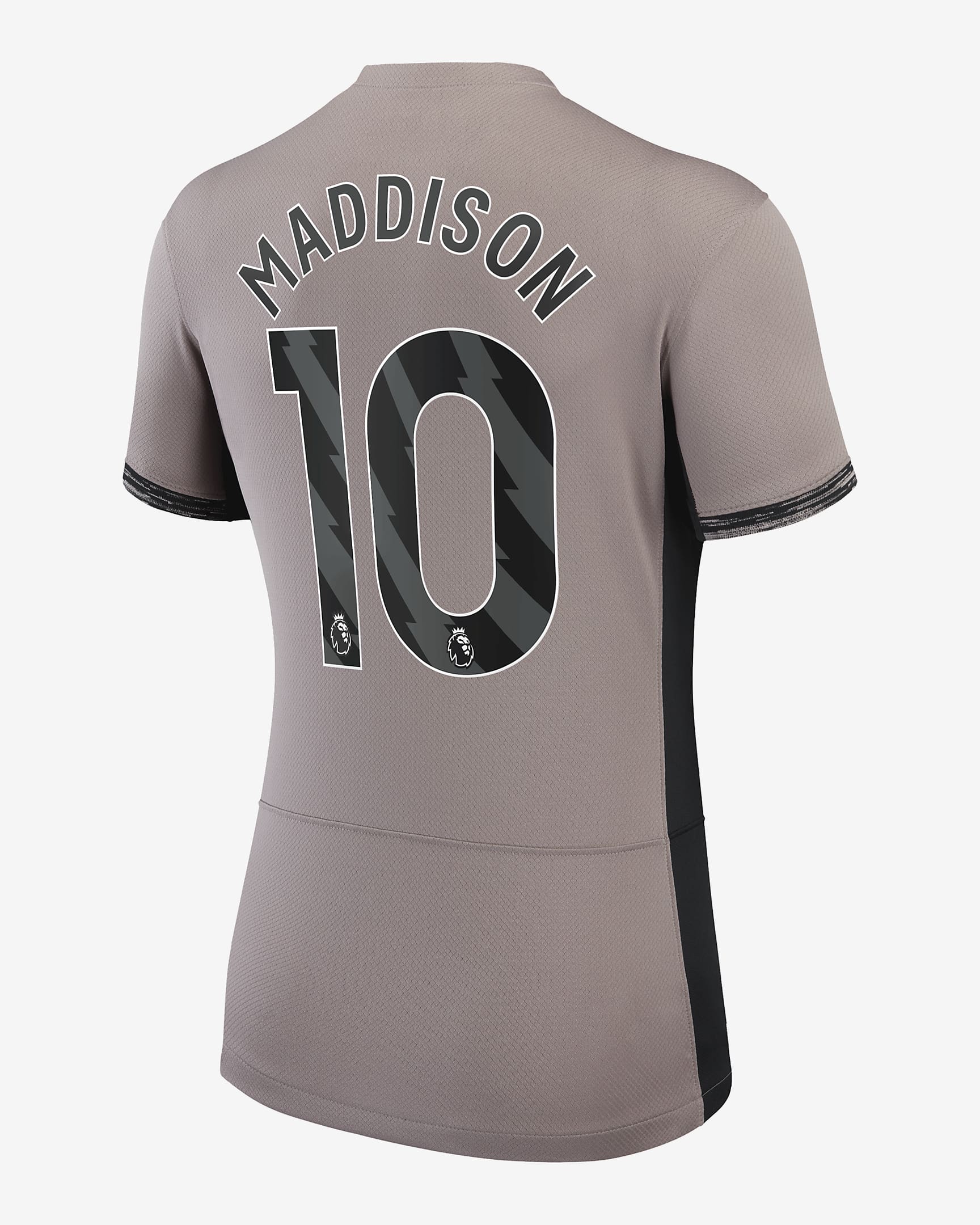 Jersey de fútbol Nike Dri-FIT para mujer James Maddison Tottenham ...