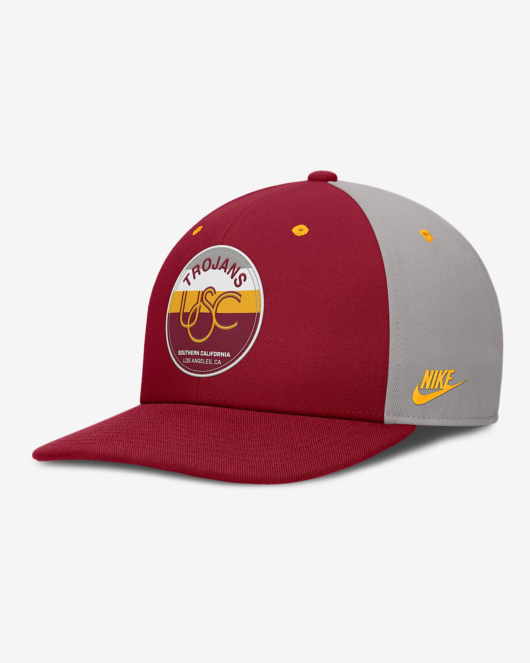 Gorra universitaria Nike Dri-FIT ajustable para hombre USC Athletic Prep Pro - Rojo cardenal