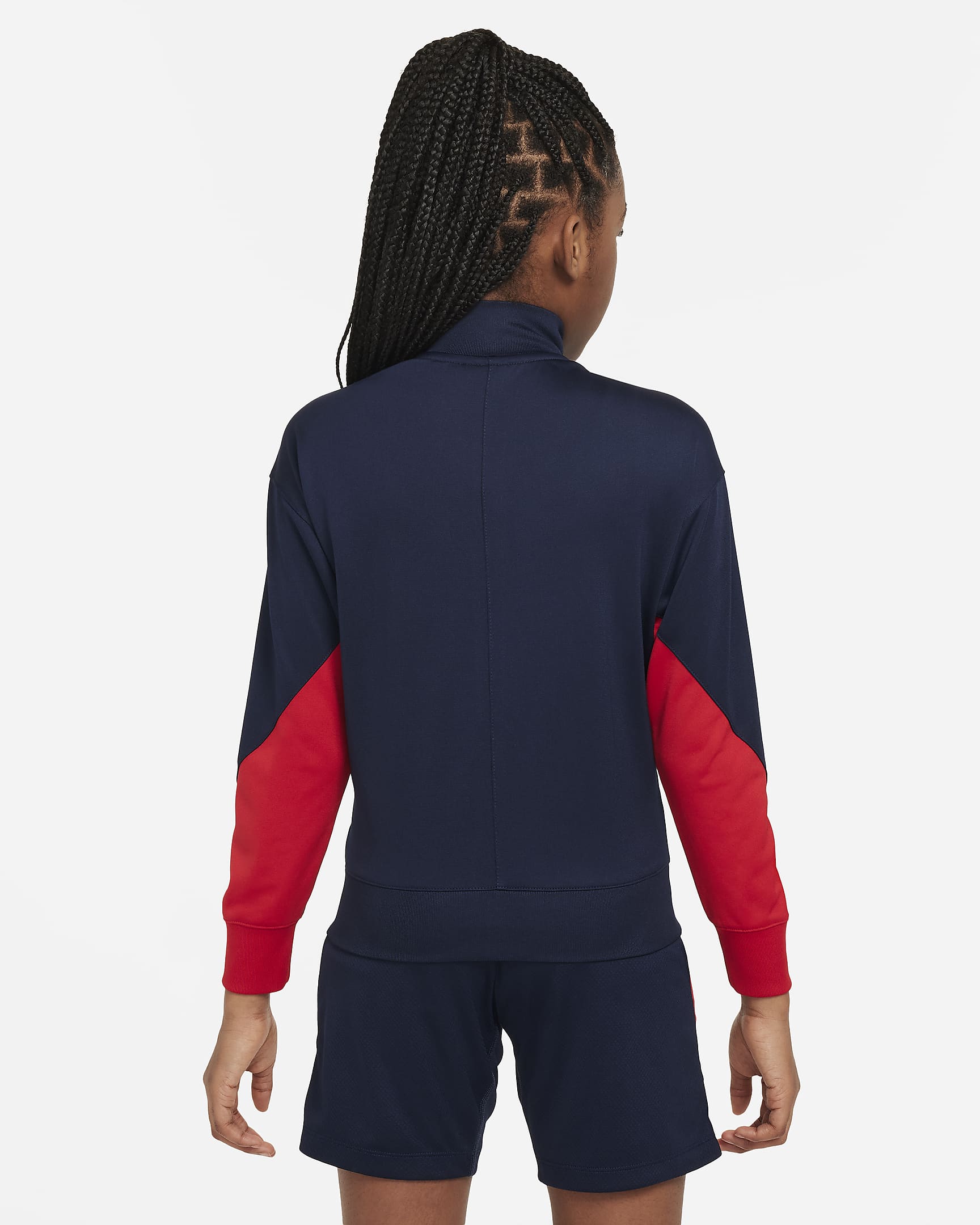 USMNT Strike Big Kids' Nike DriFIT Soccer Track Jacket.