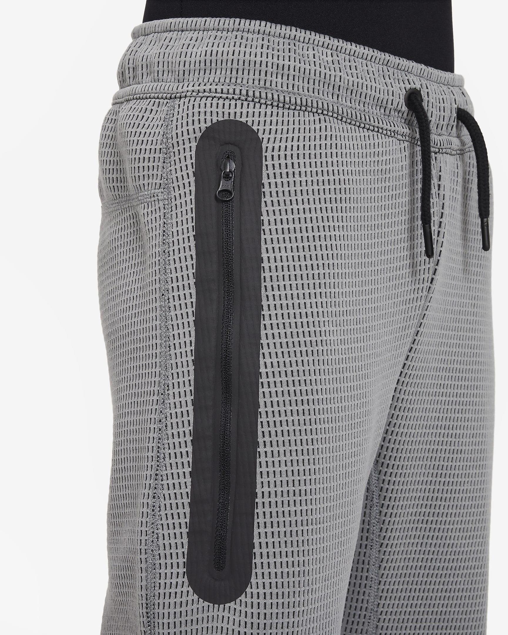 Nike Sportswear Tech Fleece Older Kids' (Boys') Winterized Trousers - Smoke Grey/Black/Black