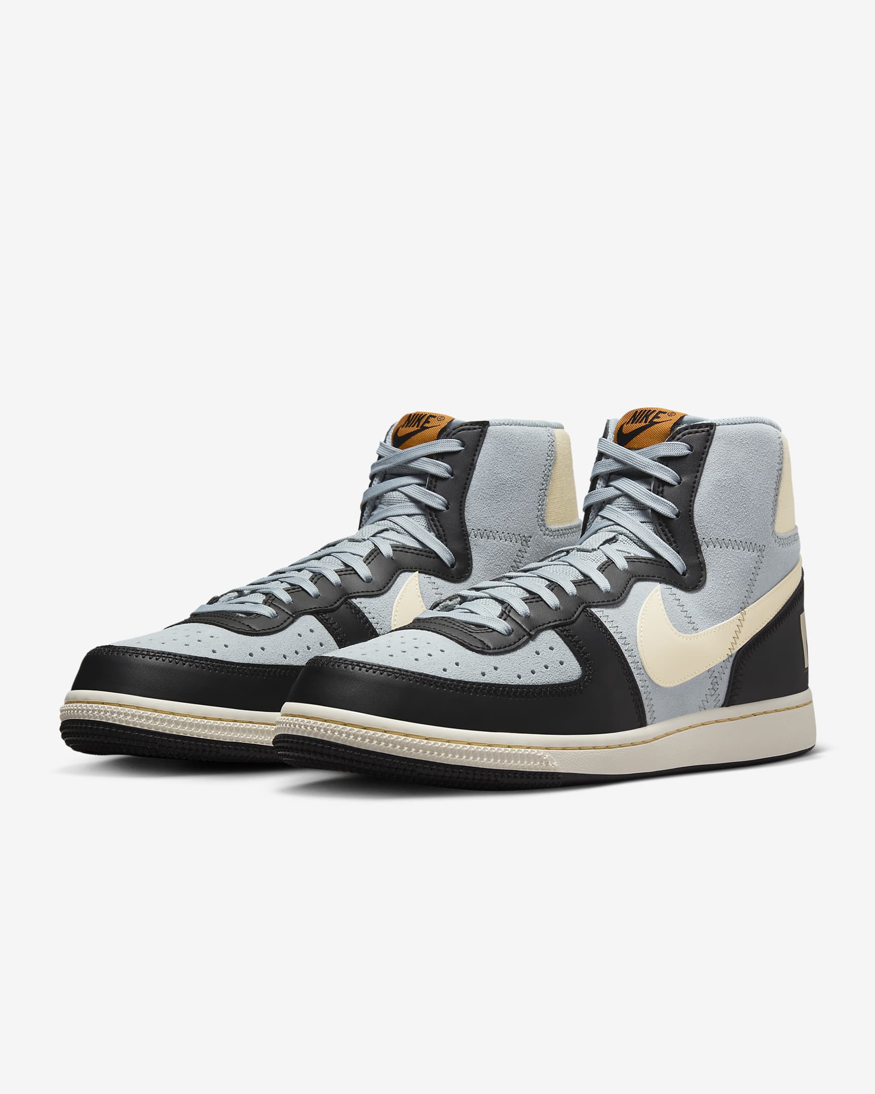 Nike Terminator High Men's Shoes - Light Pumice/Black/Monarch/Pale Ivory