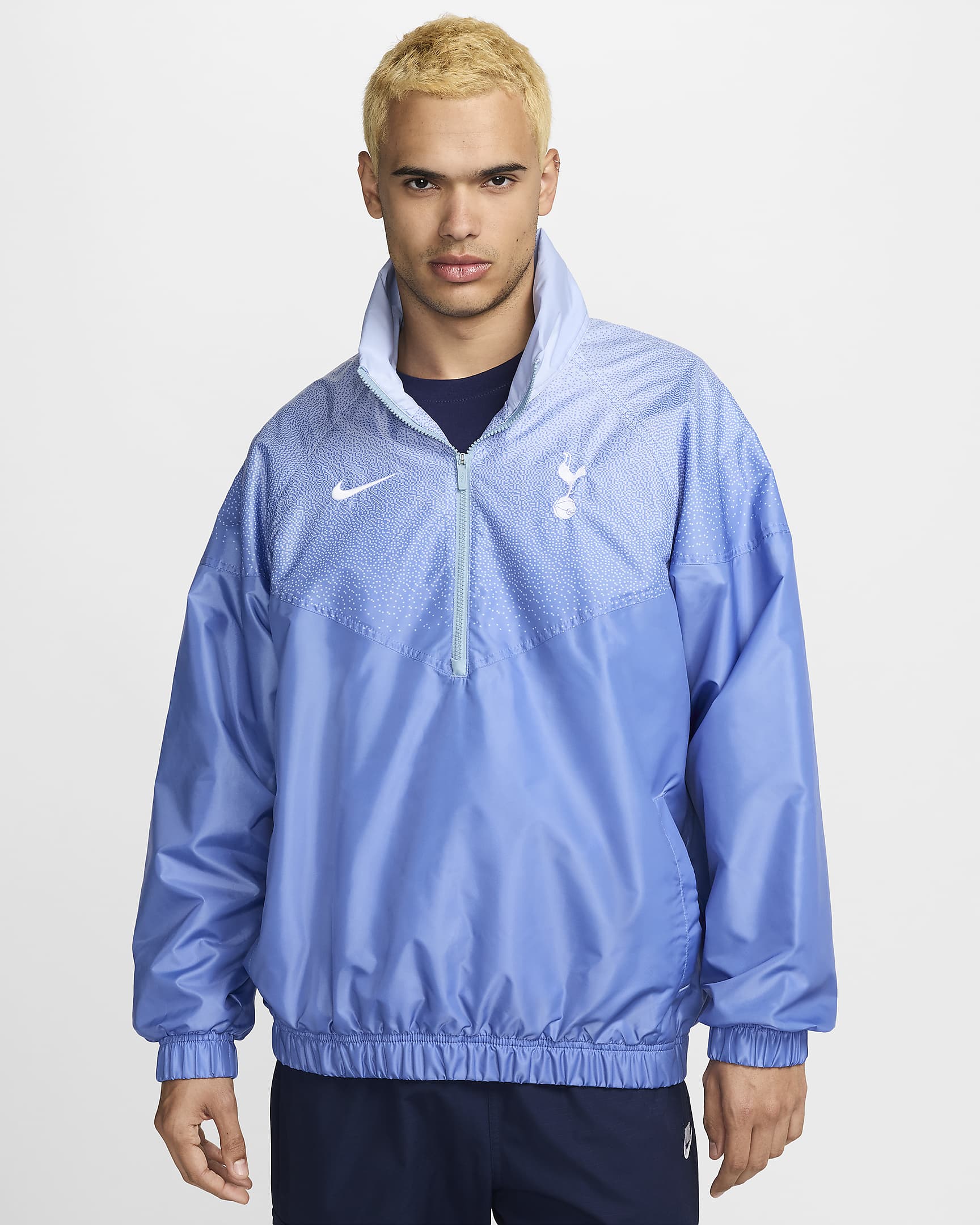 Tottenham Hotspur Windrunner Men's Nike Football Anorak Jacket - Polar/Cobalt Bliss/Worn Blue/White