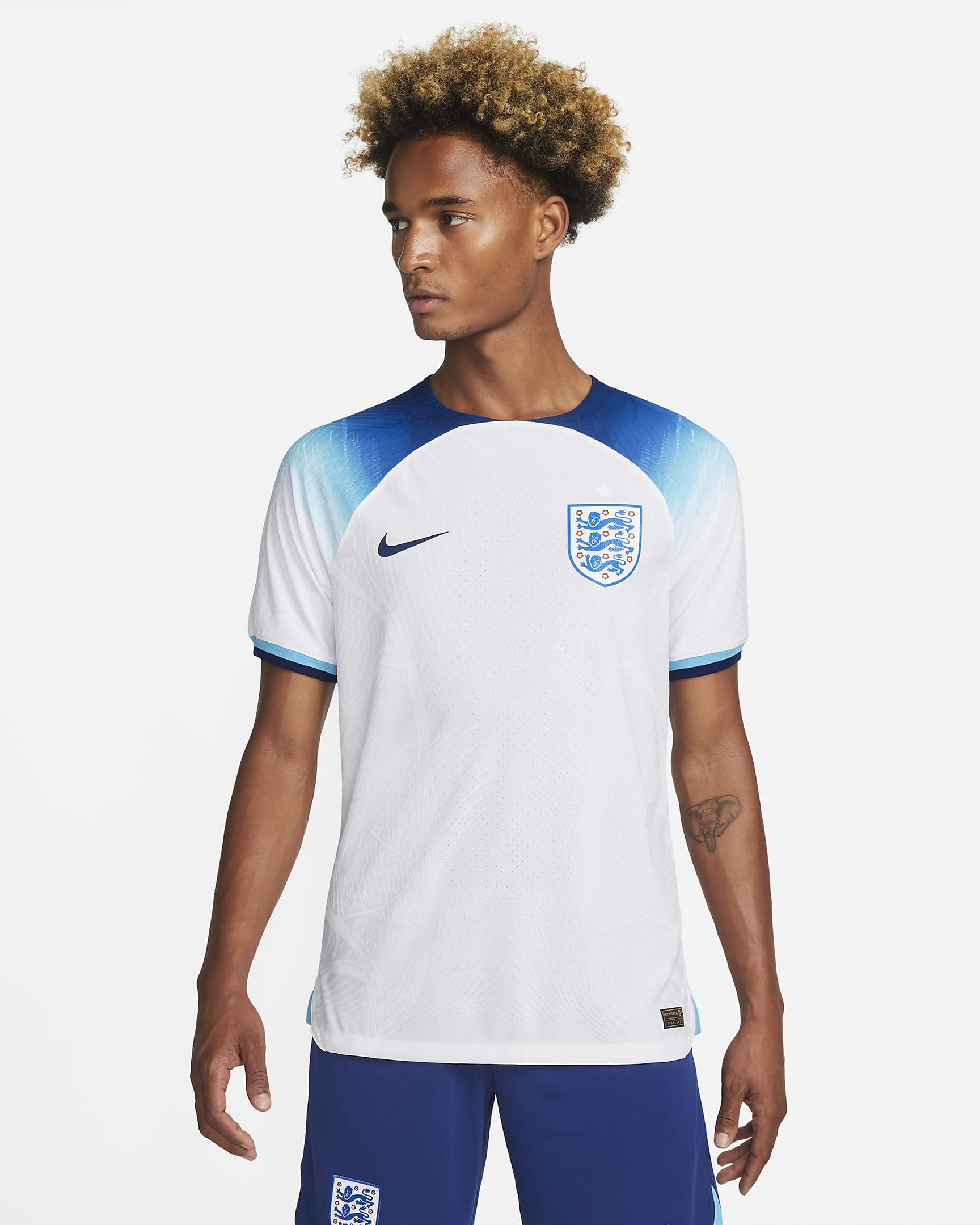 England 2022/23 Match Home Men's Nike Dri-FIT ADV Football Shirt. Nike UK