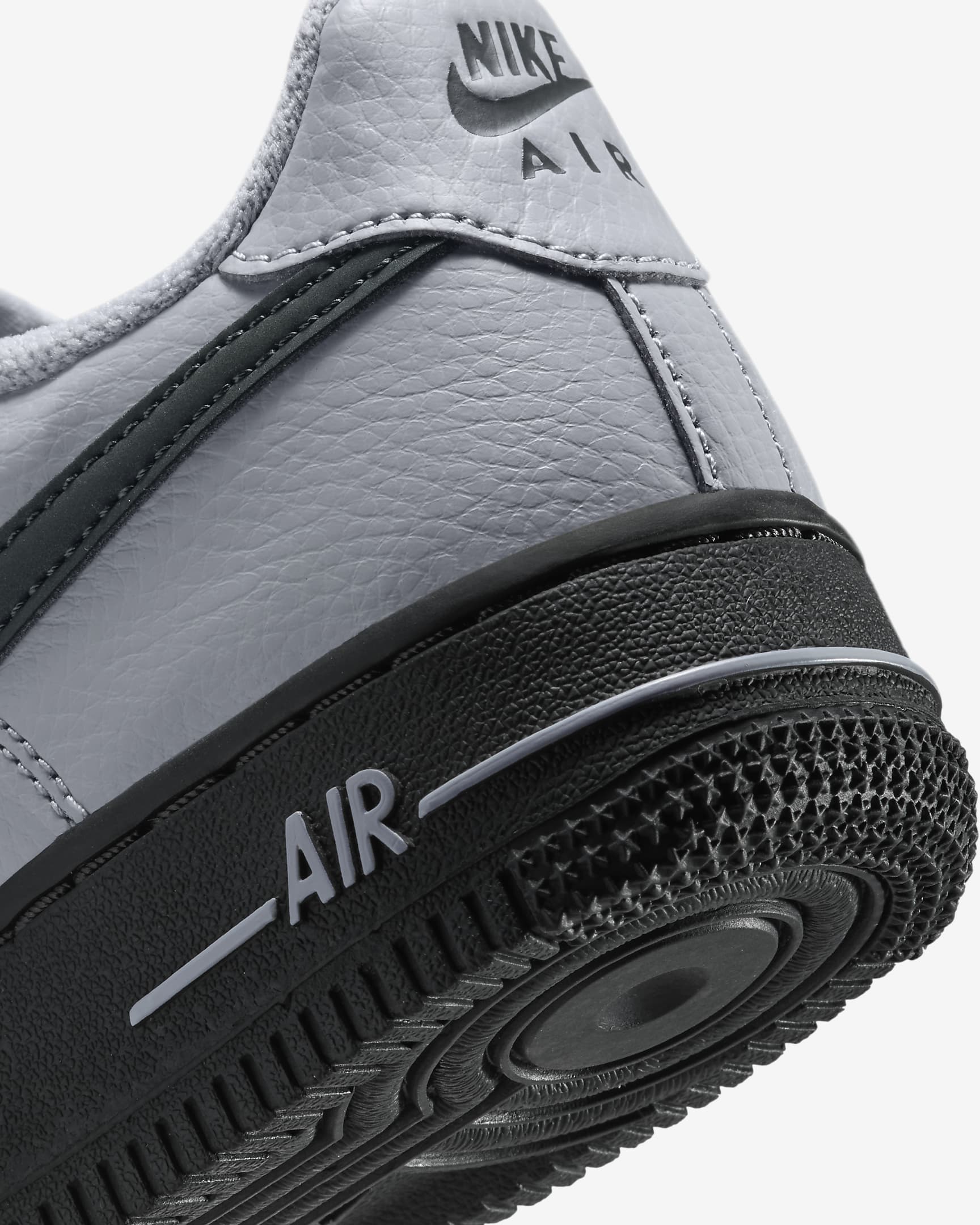 Chaussure Nike Air Force 1 pour ado - Wolf Grey/Dark Smoke Grey