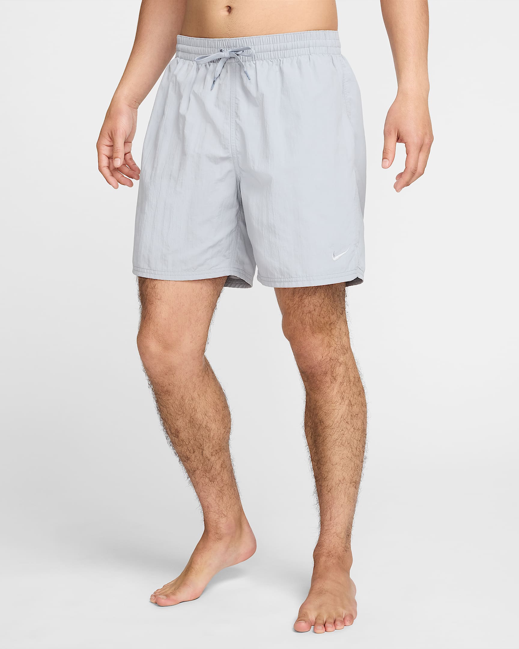 Shorts de vóleibol de 18 cm con forro completo para hombre Nike Swim Breaker Icon - Gris lobo/Gris lobo