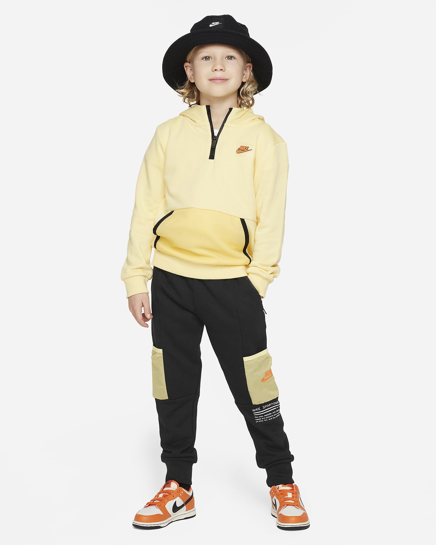 Nike Sportswear Paint Your Future Little Kids' French Terry Hoodie ...