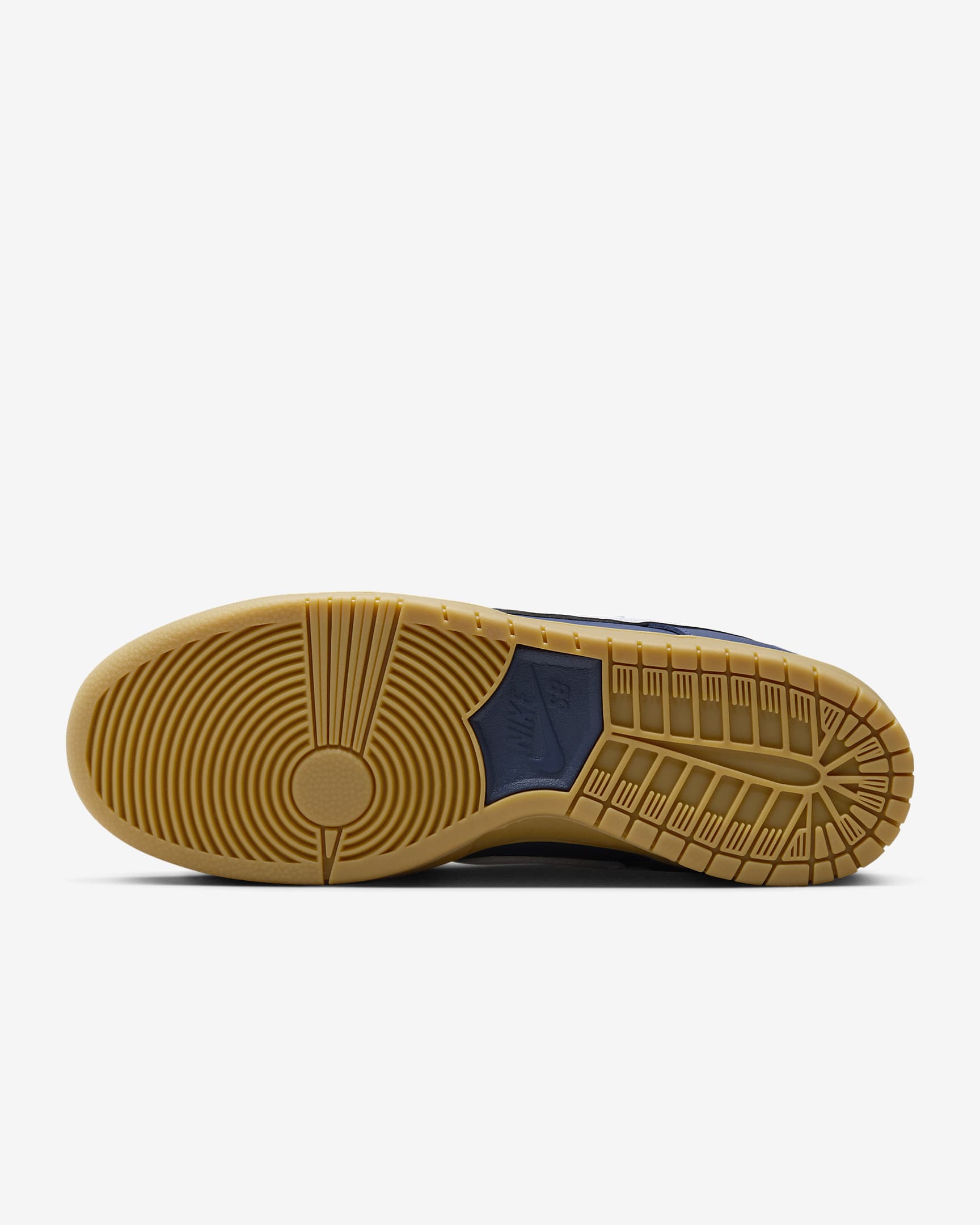 Nike SB Dunk Low Pro Skate Shoes - Navy/Navy/Gum Light Brown/White