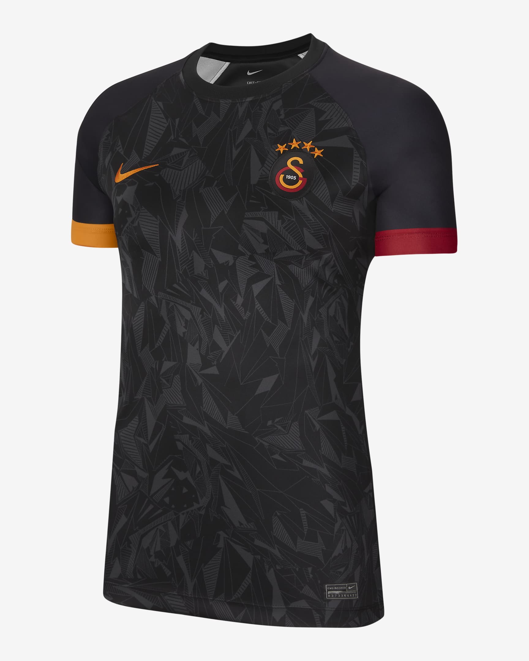 Galatasaray 2022/23 Away Women's Nike Dri-FIT Short-Sleeve Football Top ...