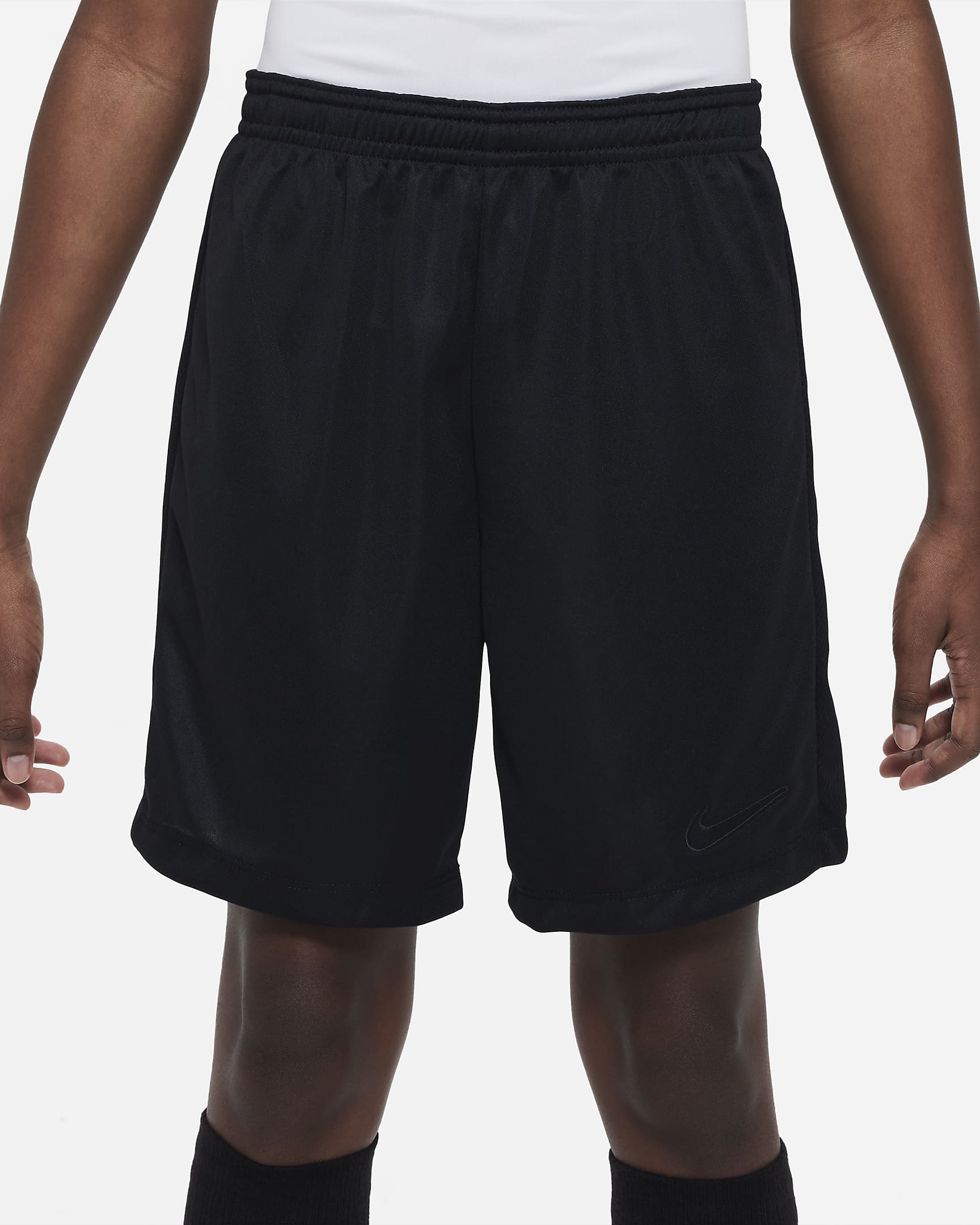 Nike Dri-FIT Academy23 fotballshorts til barn - Svart/Svart/Svart