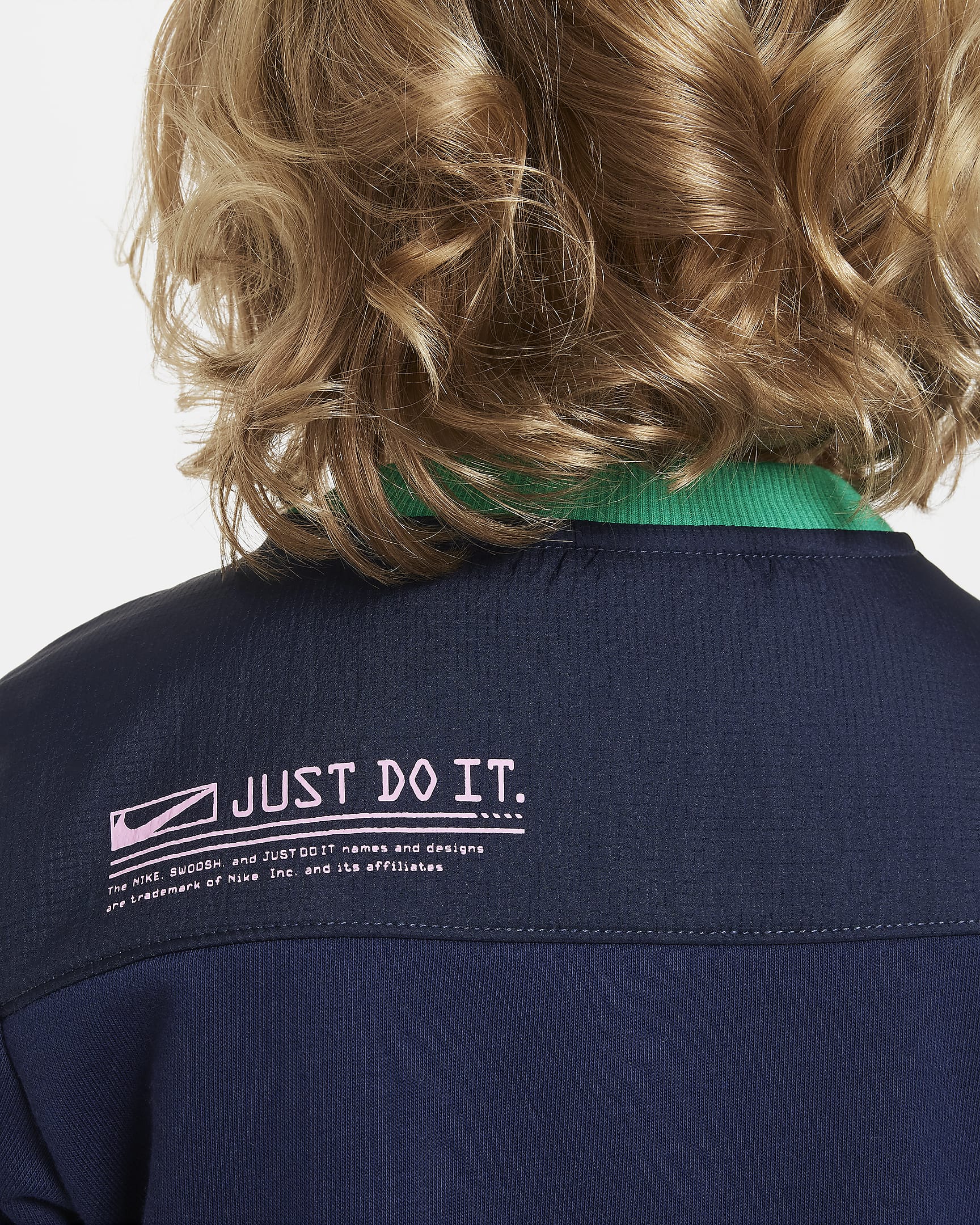 Nike Sportswear Paint Your Future Little Kids' French Terry Crew - Midnight Navy