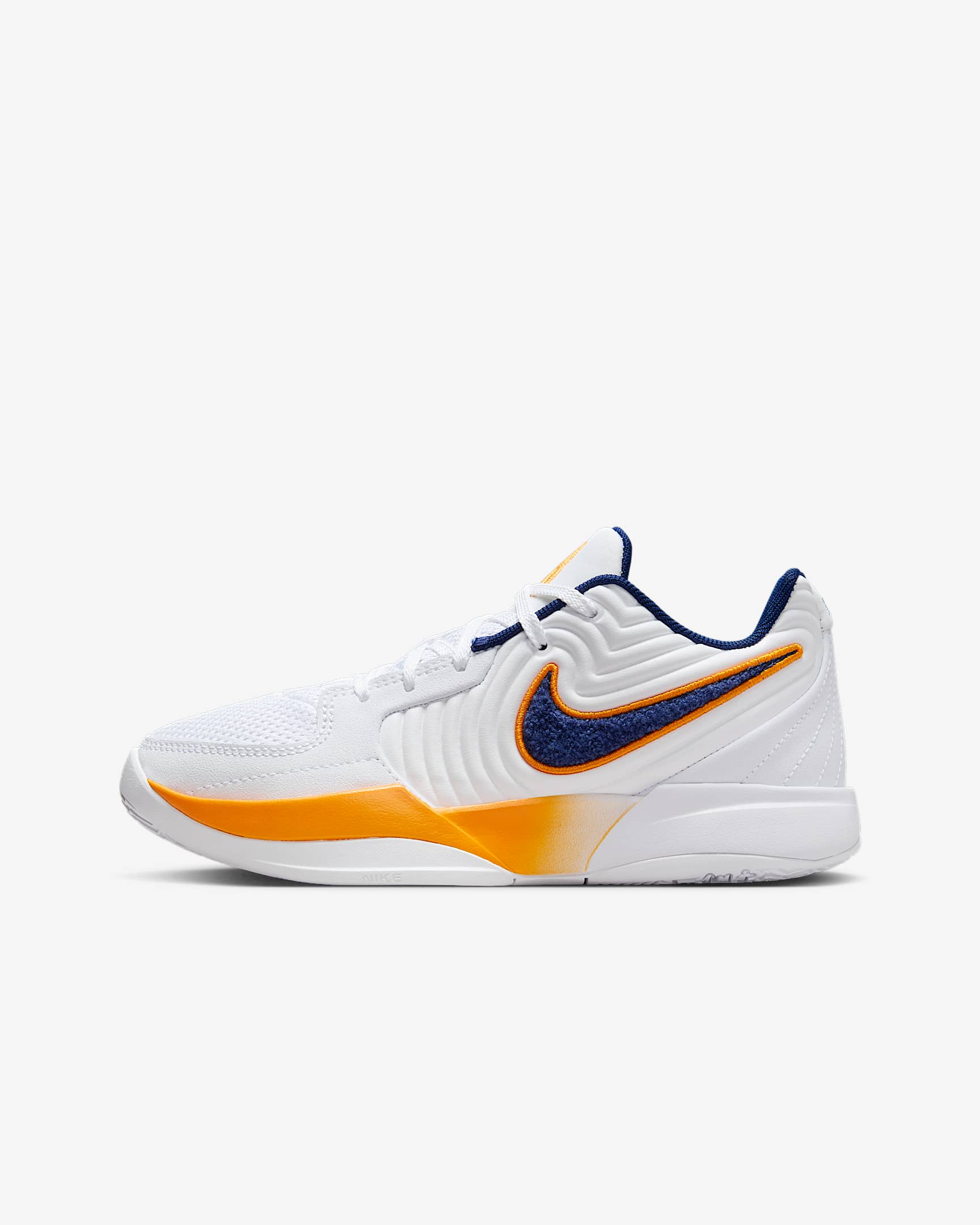 Ja 2 Older Kids' Basketball Shoes - White/Sundial/Blue Void