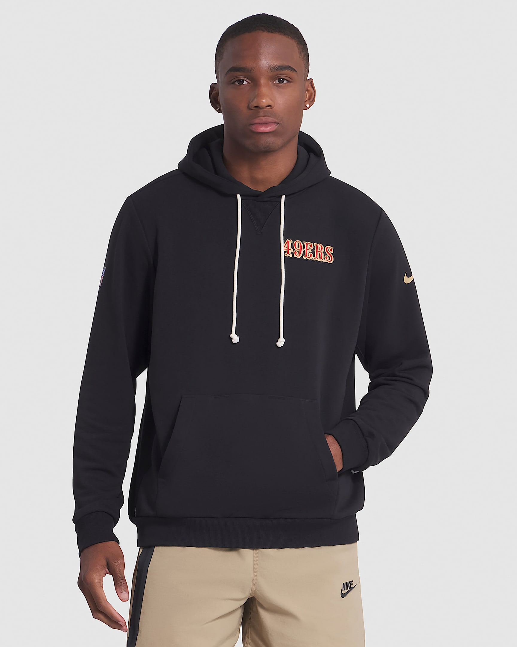 San Francisco 49ers Rivalries Collection Sideline Men's Nike Dri-FIT NFL Pullover Hoodie - Black