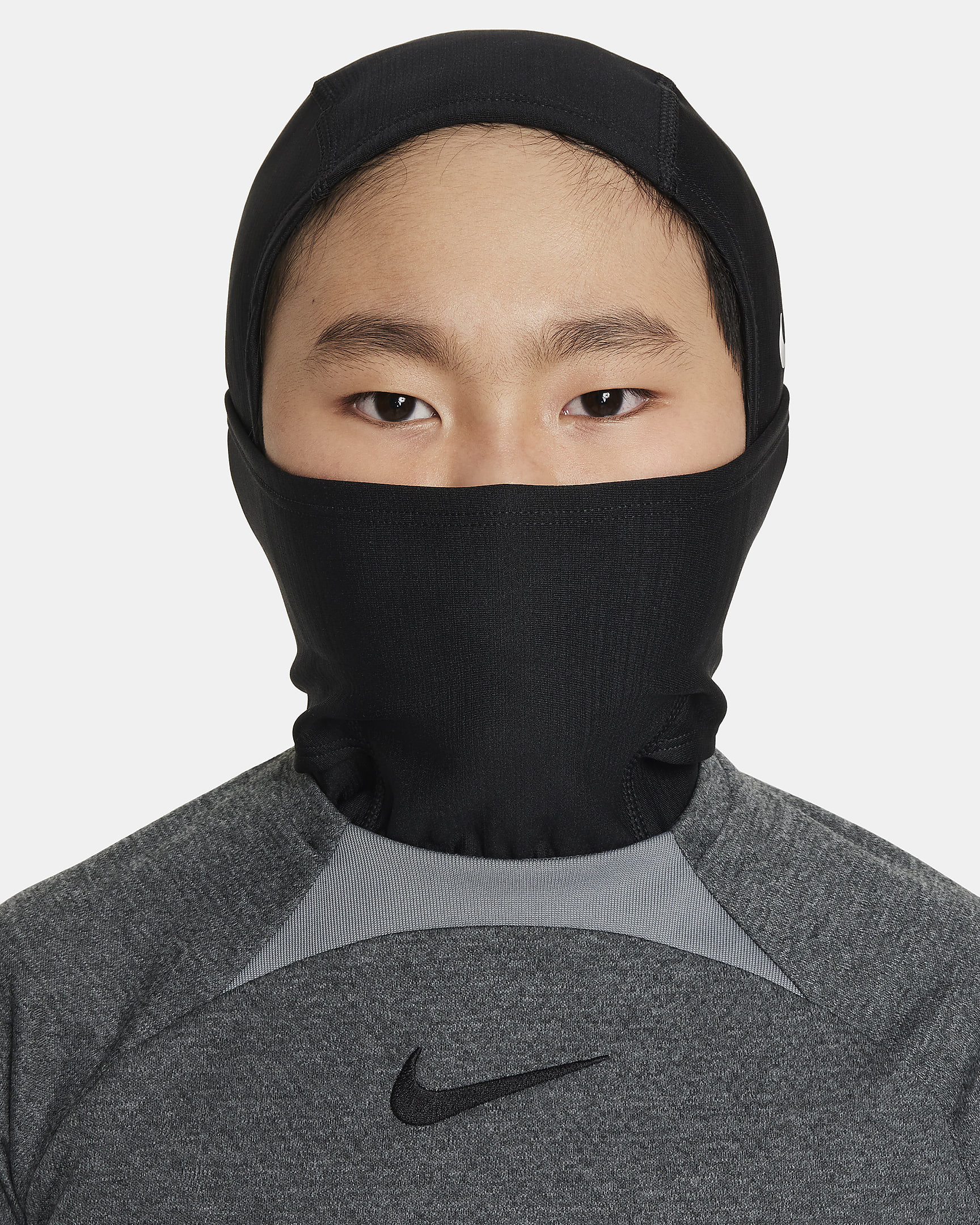Nike Pro HyperWarm Big Kids' Football Hood - Black