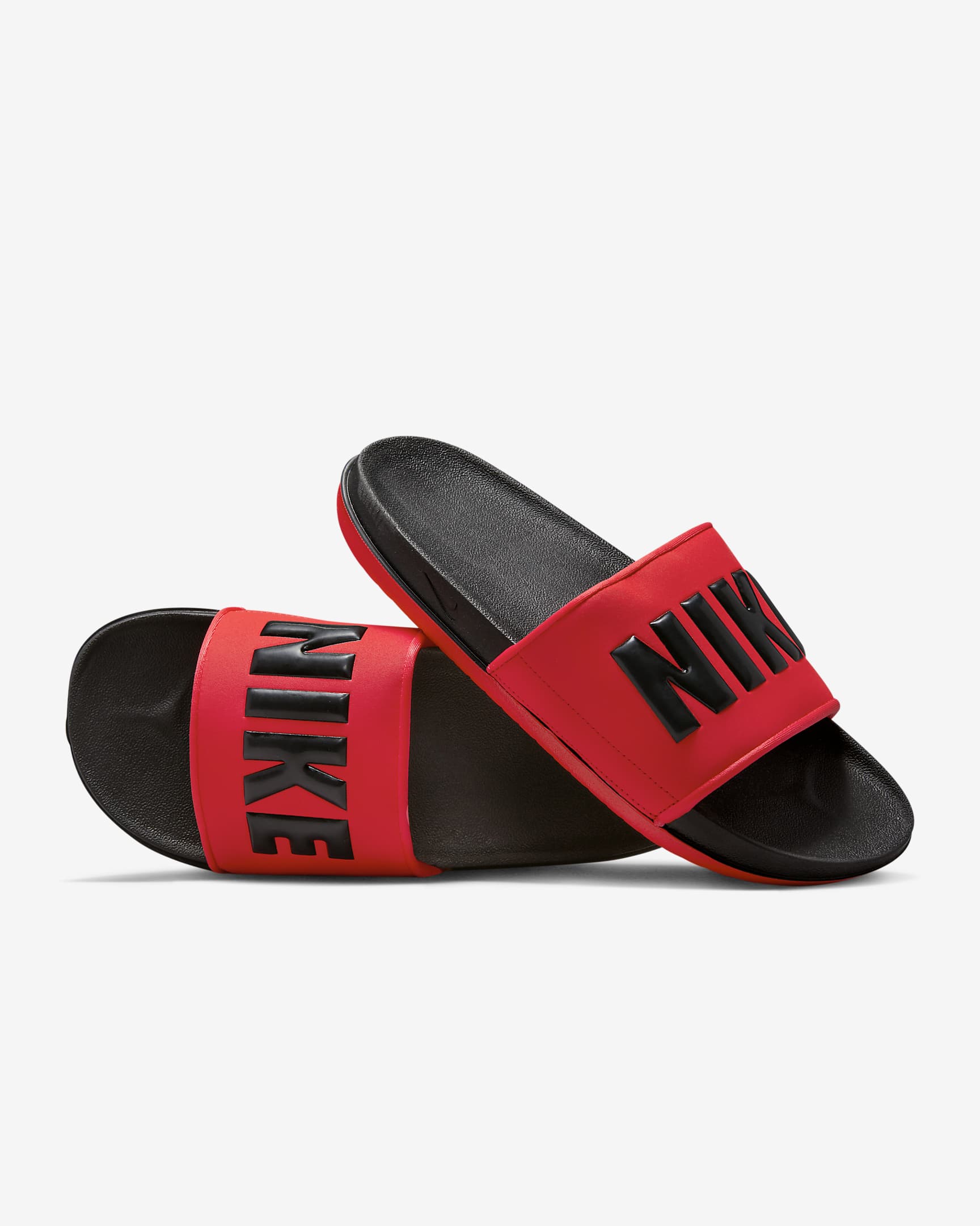 Nike Offcourt Men's Slides - Black/University Red/Black