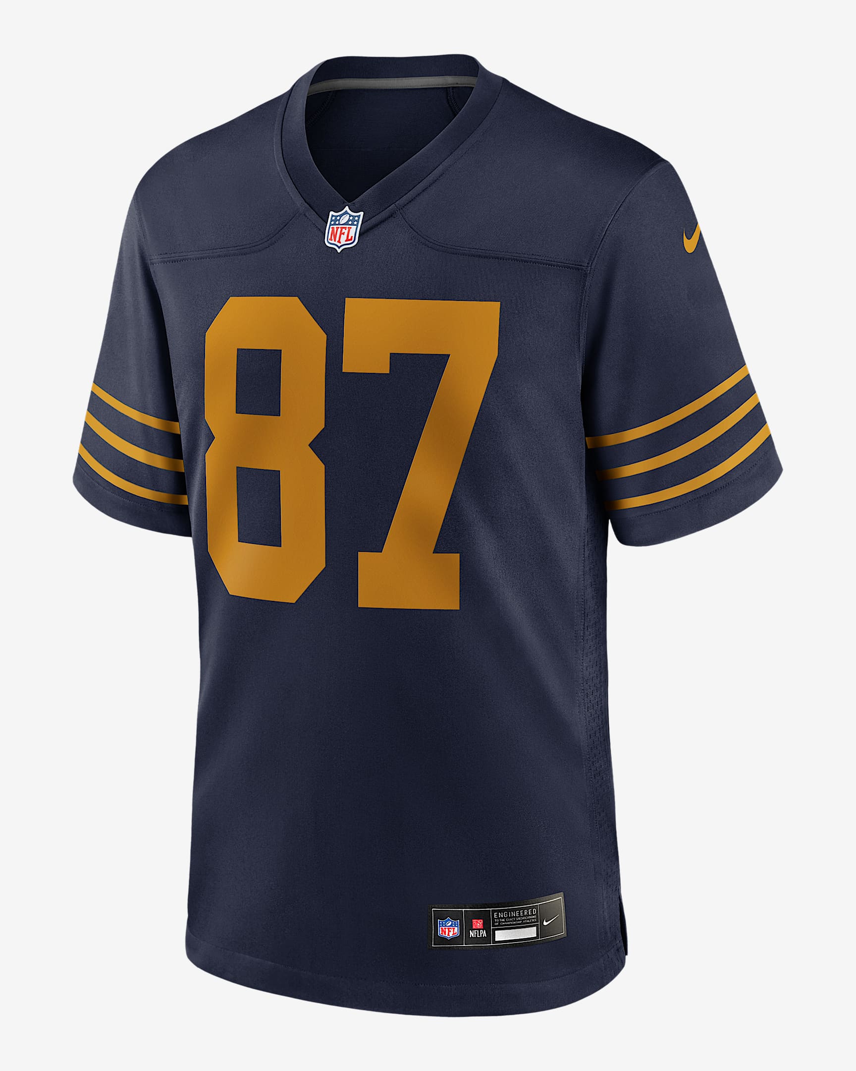 Romeo Doubs Green Bay Packers Men's Nike NFL Game Jersey - Navy