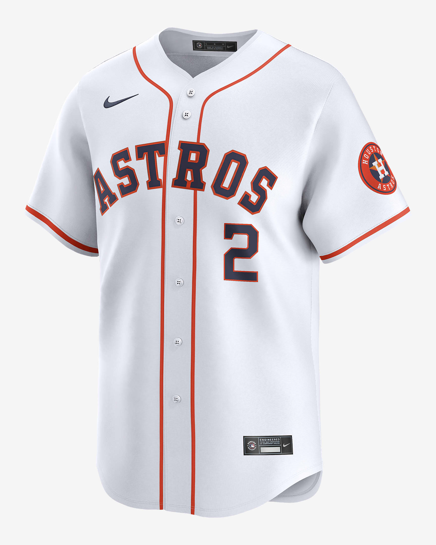 Alex Bregman Houston Astros Men's Nike Dri-FIT ADV MLB Limited Jersey - White