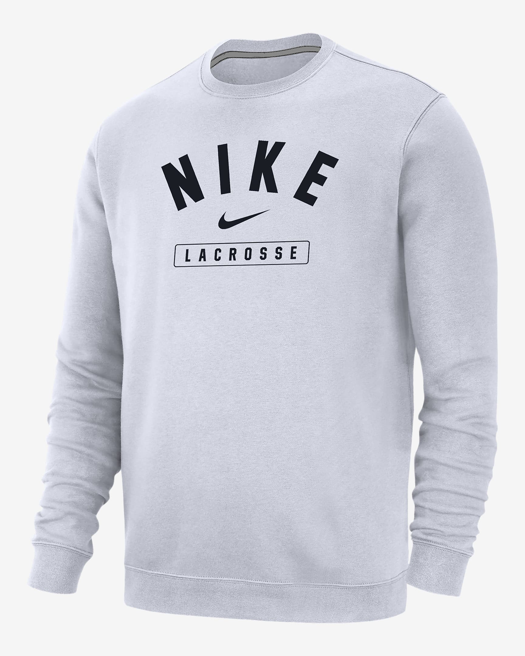 Nike Lacrosse Men's Crew-Neck Sweatshirt - White