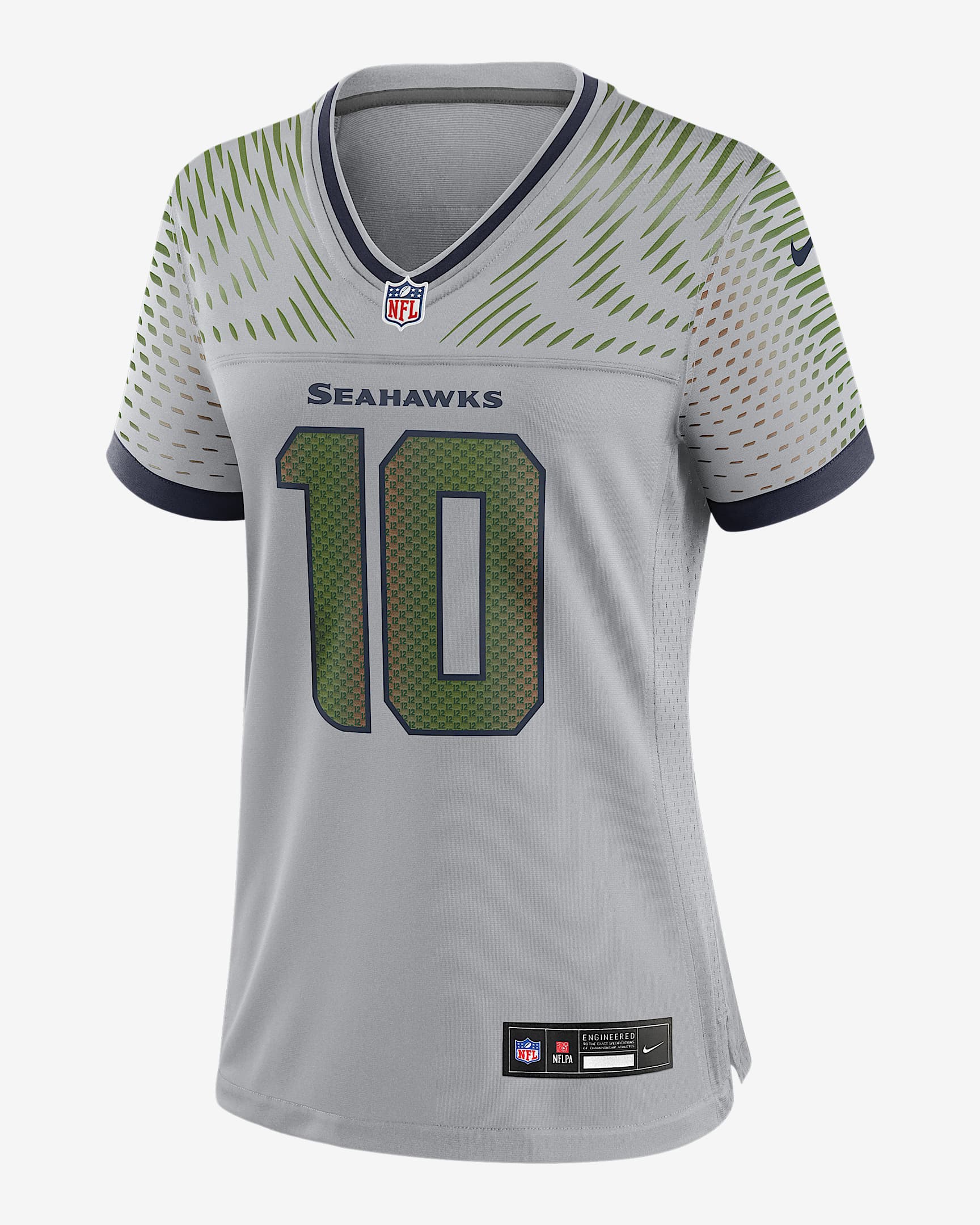Jersey Nike de la NFL Game para mujer Cooper Kupp Seattle Seahawks Rivalries Collection - Gris