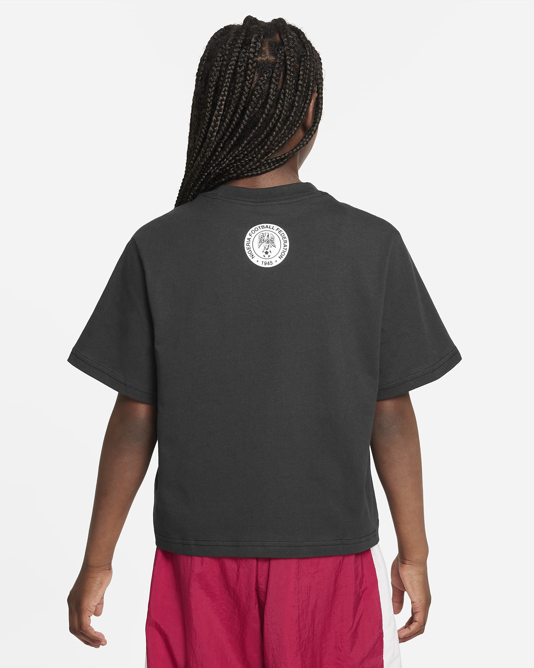 Playera Nike para niñas talla grande Nigeria - Bosque nocturno