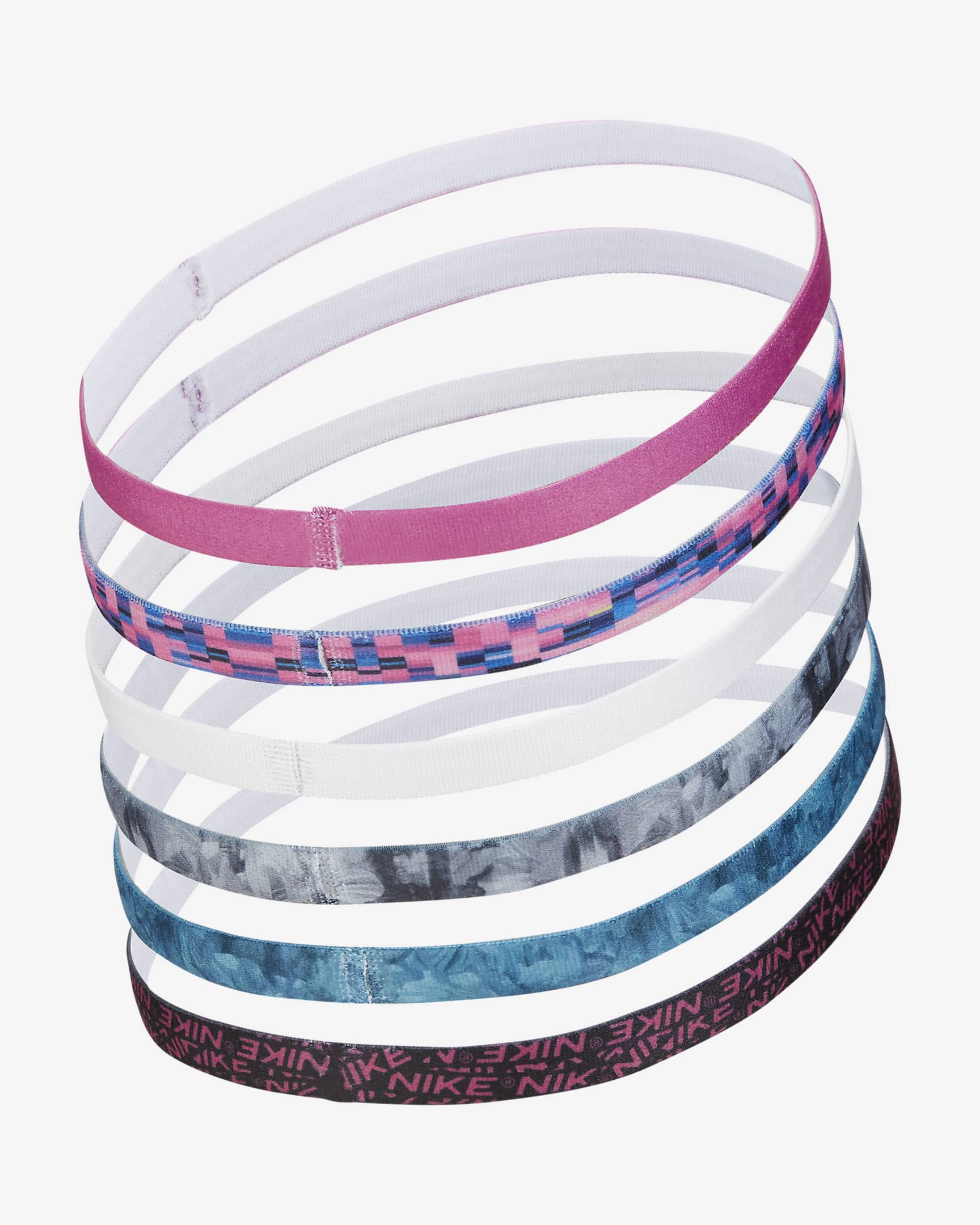 Nike Printed Headbands (6 Pack). Nike UK