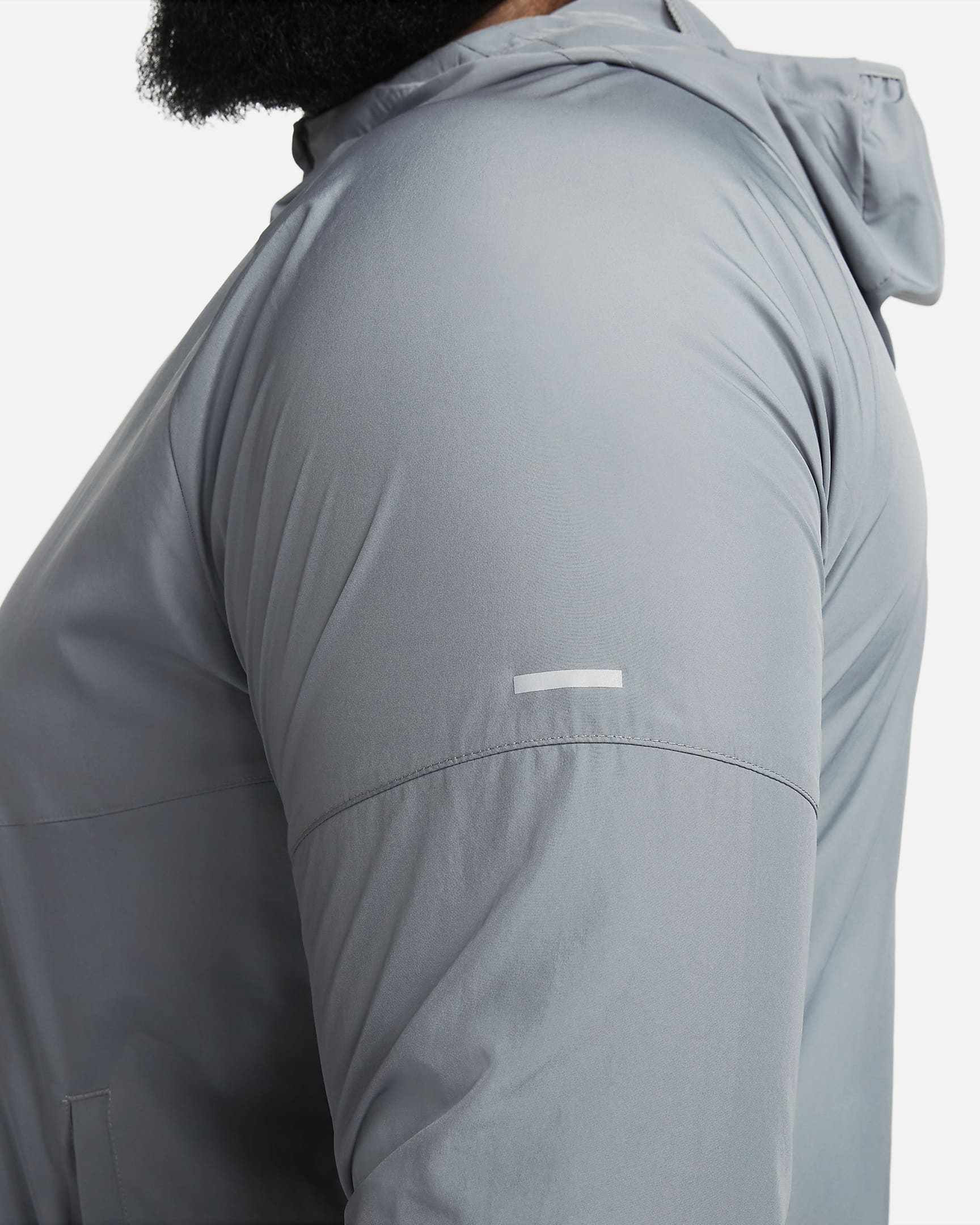 Veste de running déperlante Nike Miler pour homme - Smoke Grey/Smoke Grey