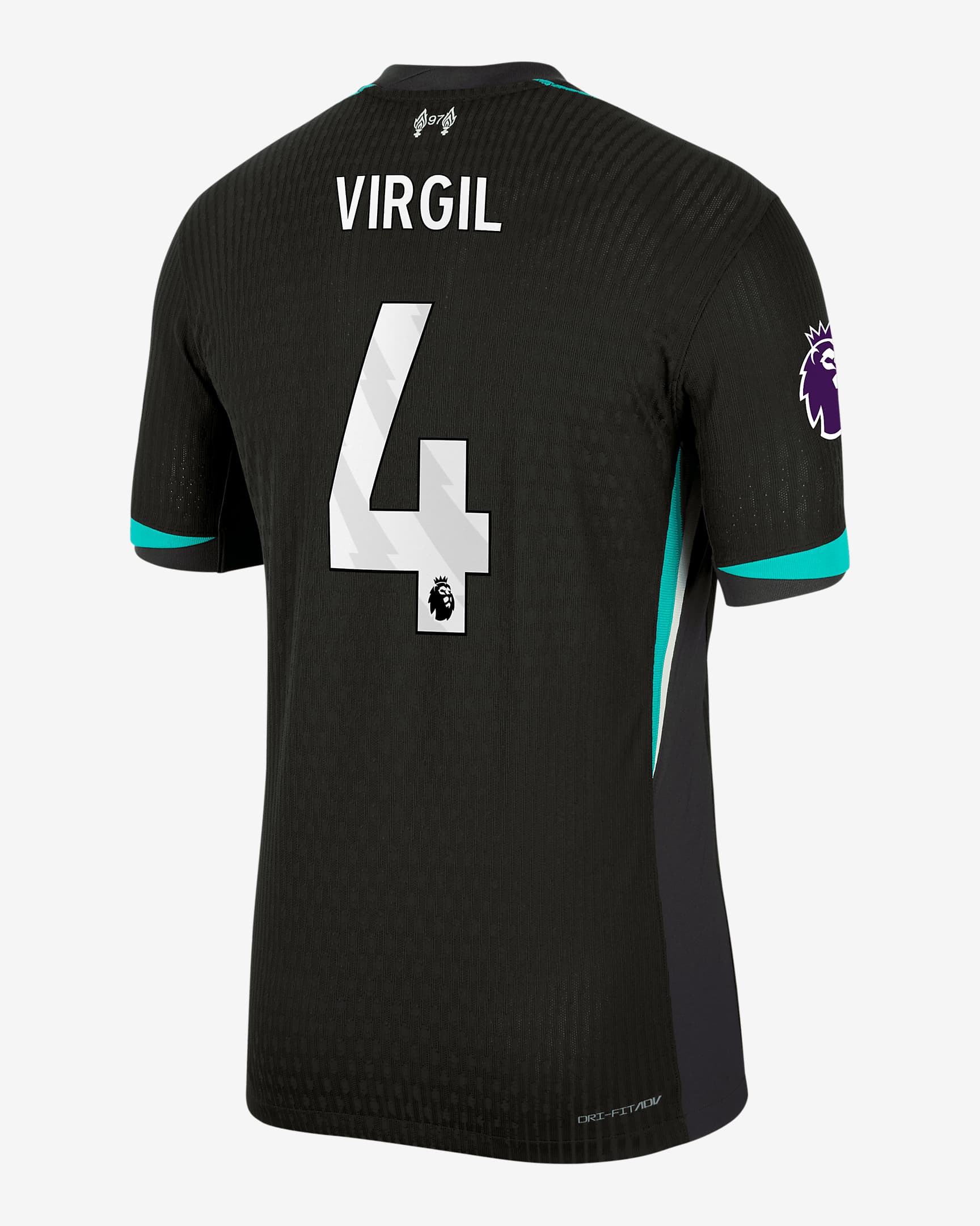 Virgil van Dijk Liverpool 2024/25 Match Away Men's Nike Dri-FIT ADV Soccer Jersey - Forest Green