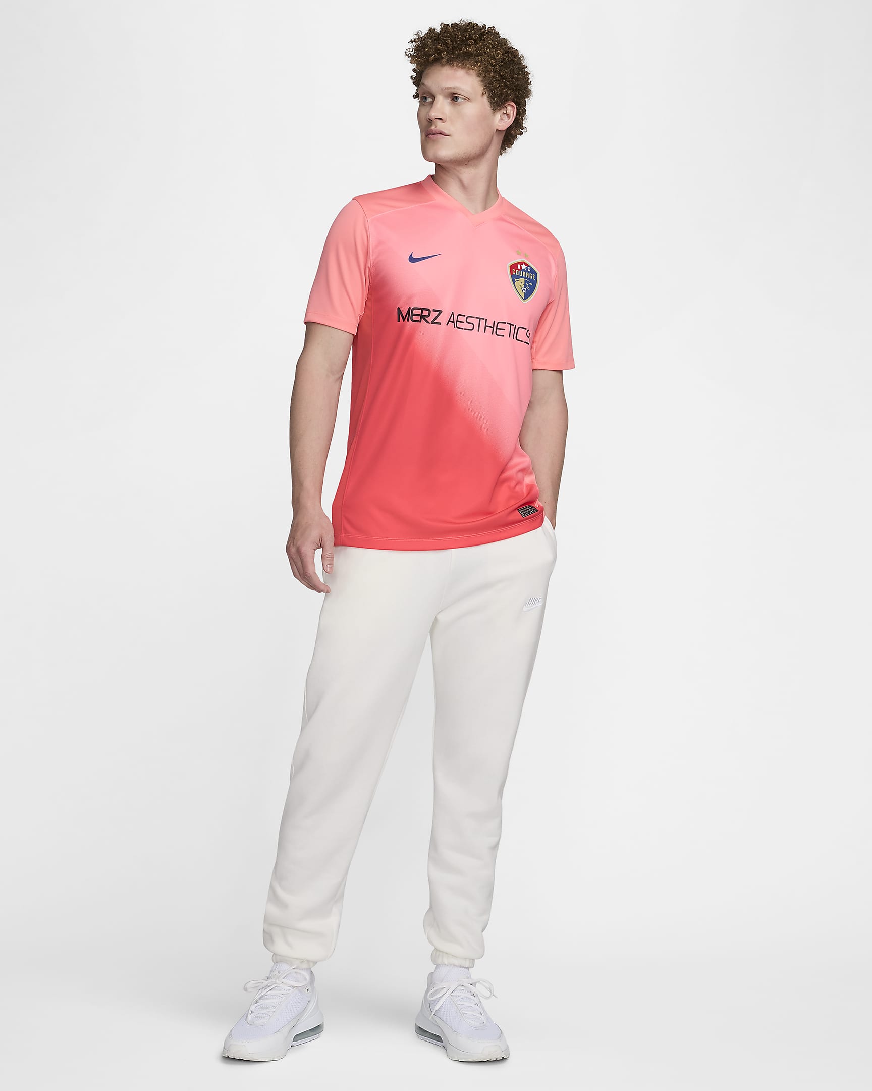 North Carolina Courage 2024 Stadium Secondary Men's Nike Dri-FIT NWSL Replica Jersey - Pink Gaze