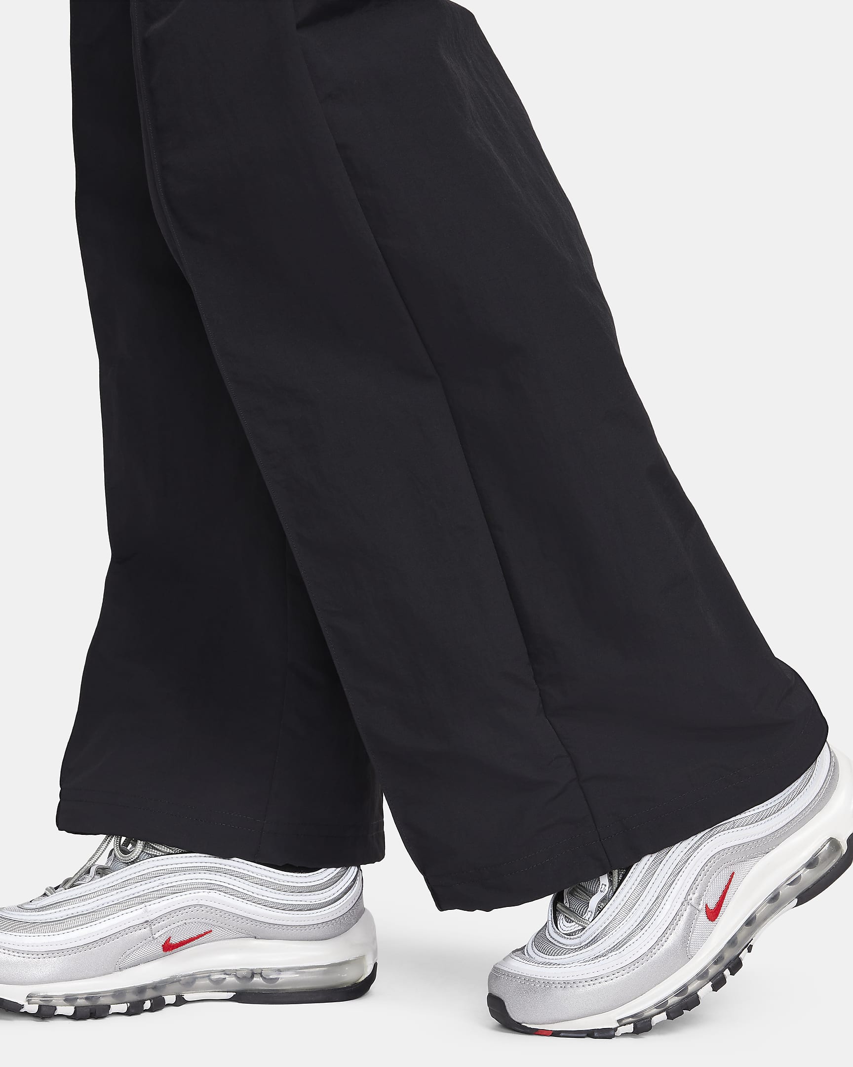 Nike Sportswear Everything Wovens Women's Mid-Rise Open-Hem Trousers ...