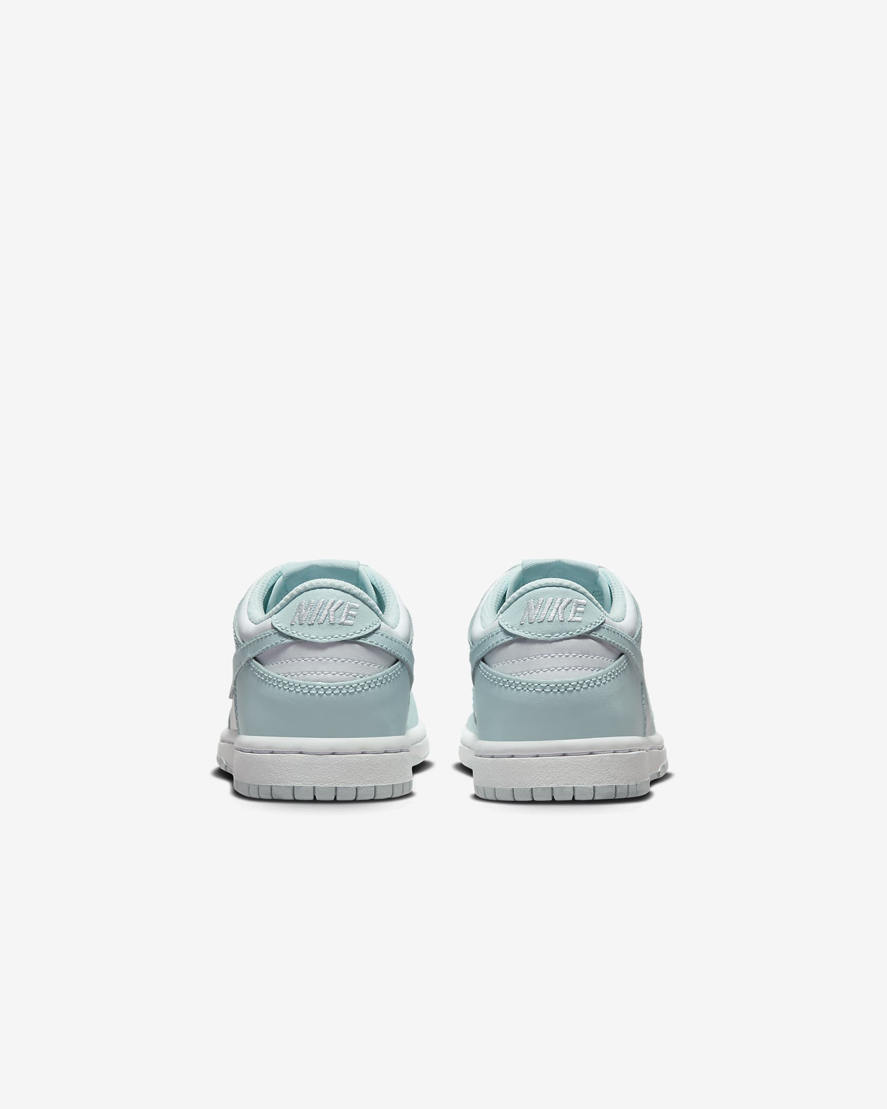 Nike Dunk Low Little Kids' Shoes - White/Glacier Blue