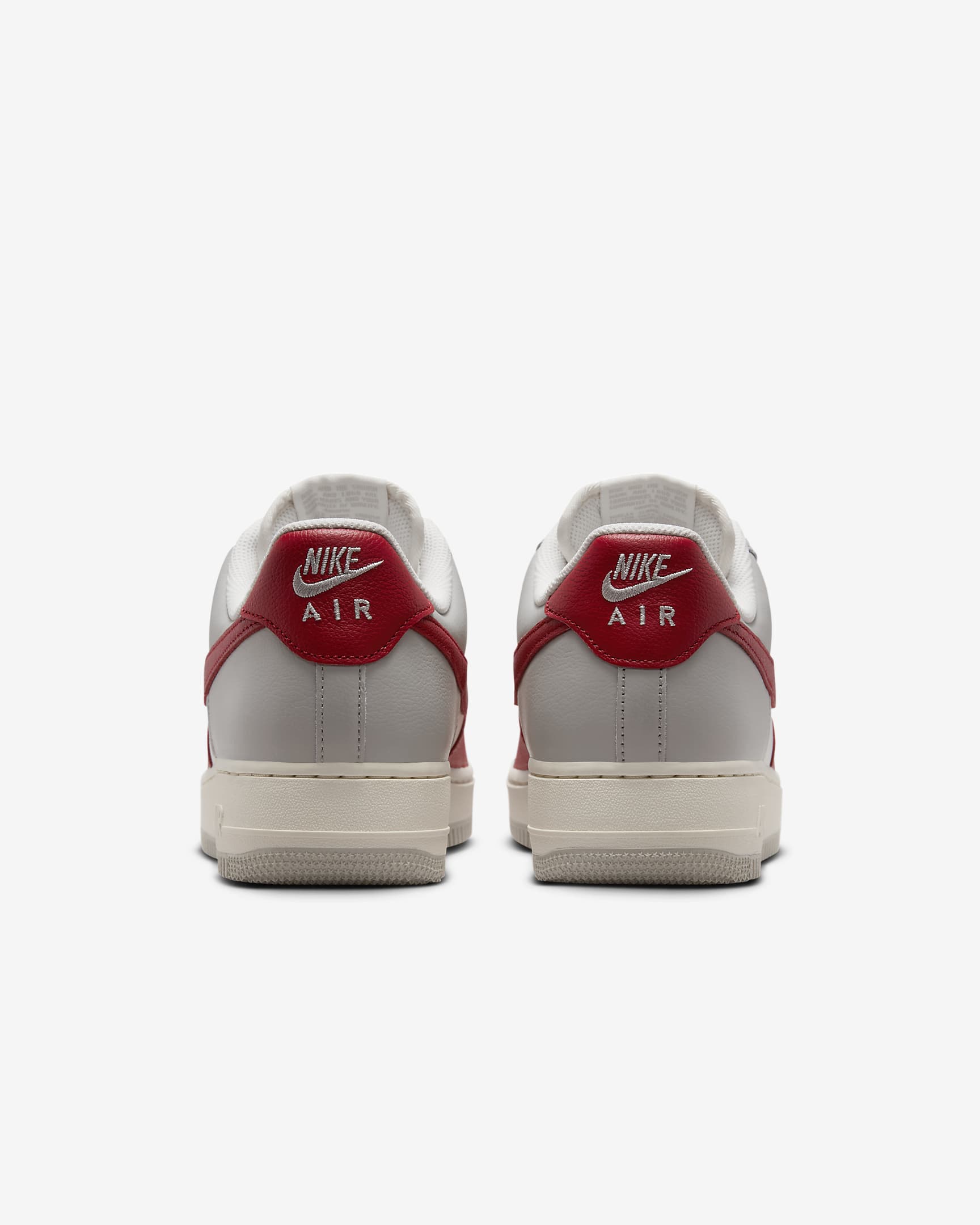 Buty męskie Nike Air Force 1 '07 LV8 - Light Iron Ore/Pale Ivory/Phantom/Gym Red