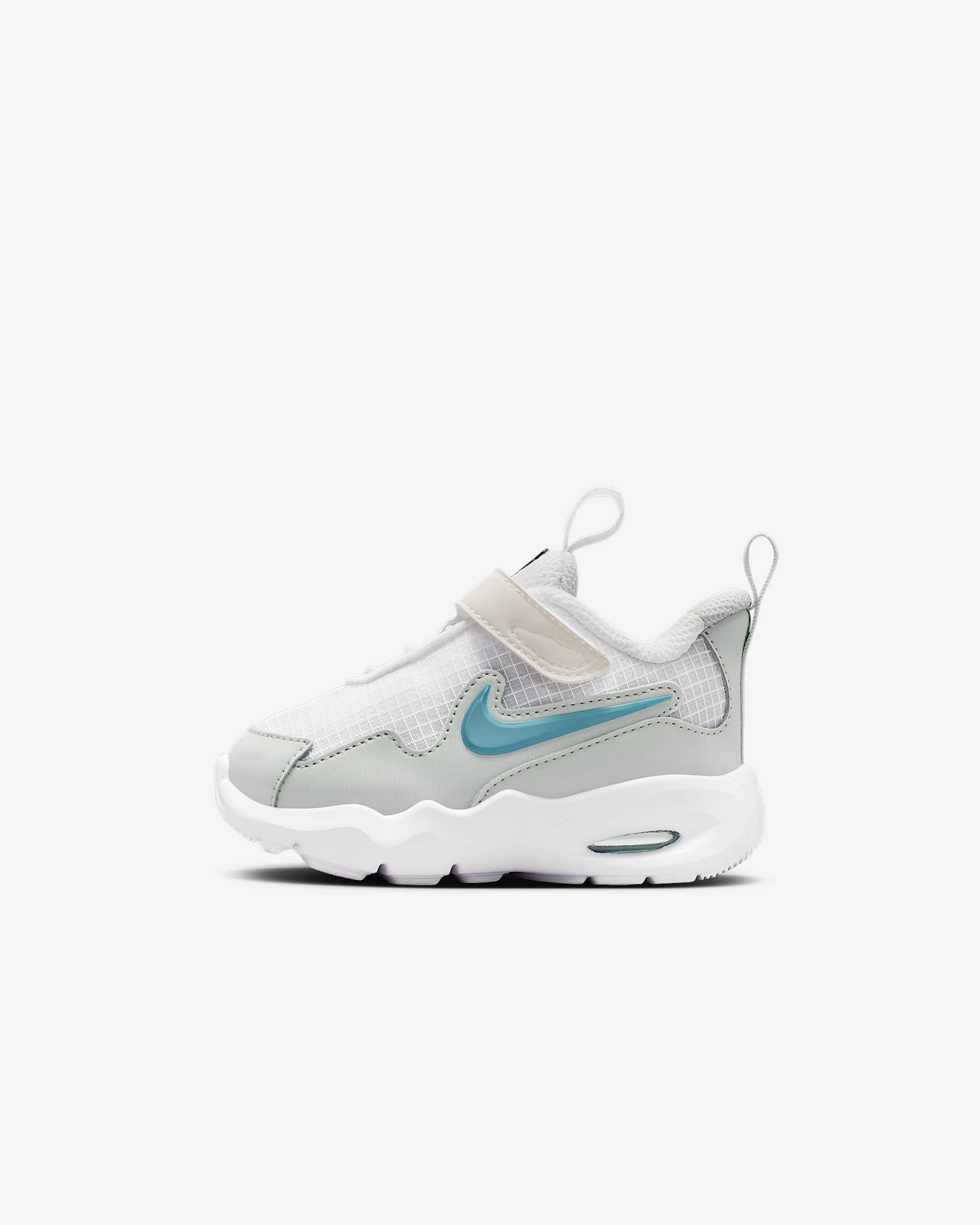 Nike Air Max Nova cipő babáknak és totyogóknak - Fehér/Light Silver/Mint Foam/Denim Turquoise