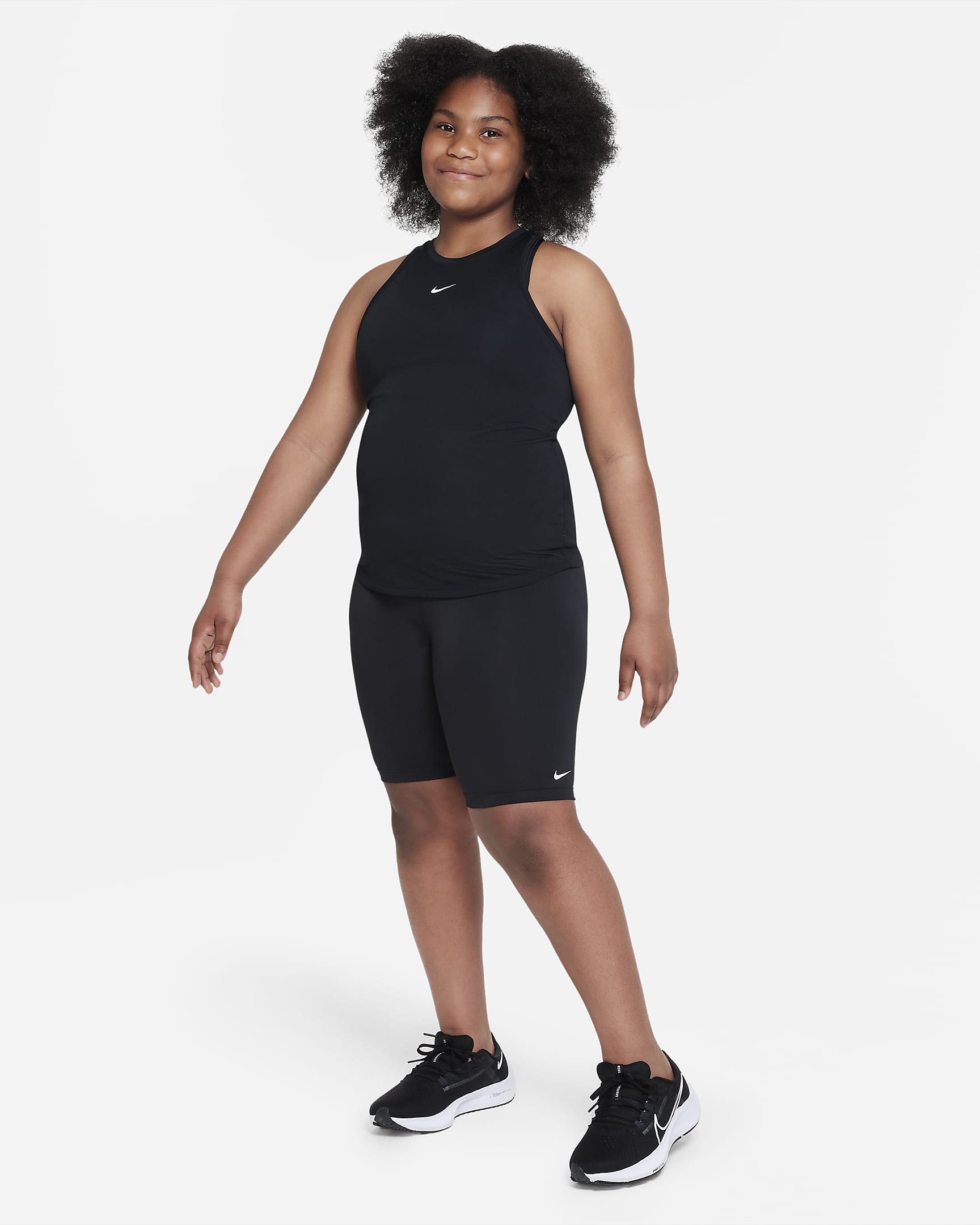 Nike Dri-FIT One Big Kids' (Girls') Bike Shorts (Extended Size). Nike.com