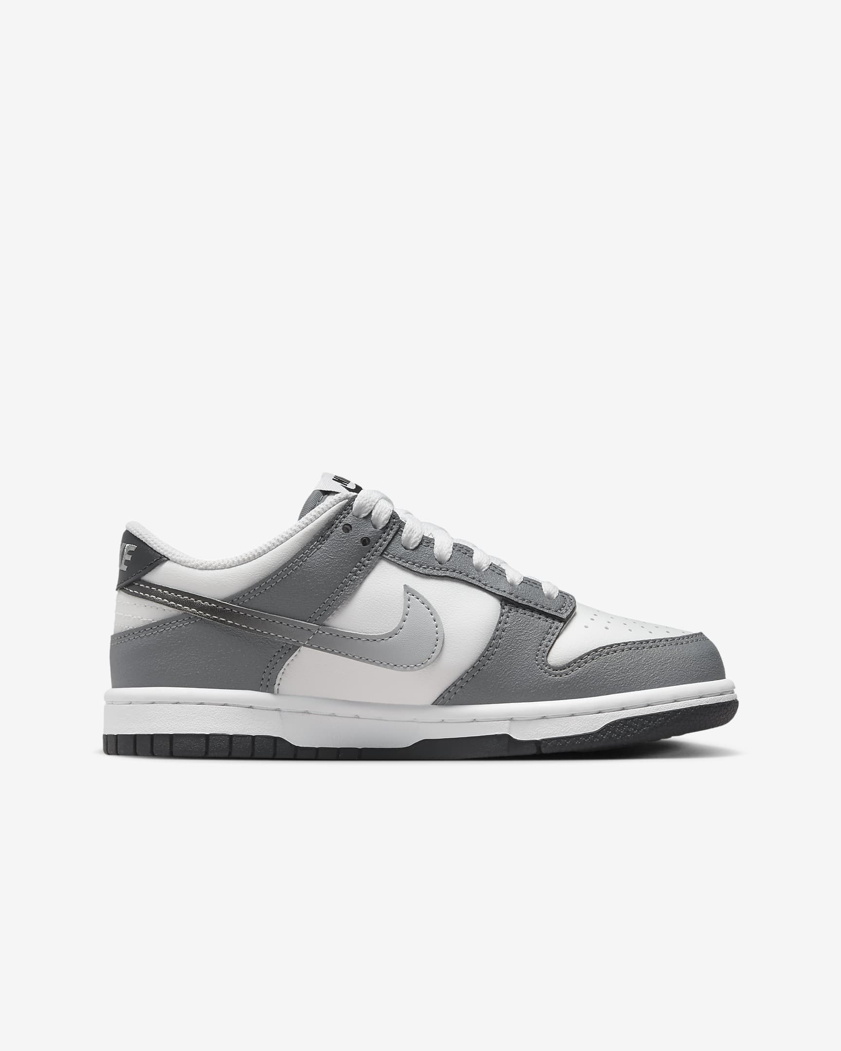 Nike Dunk Low kinderschoenen - Cool Grey/Summit White/Wit/Light Smoke Grey