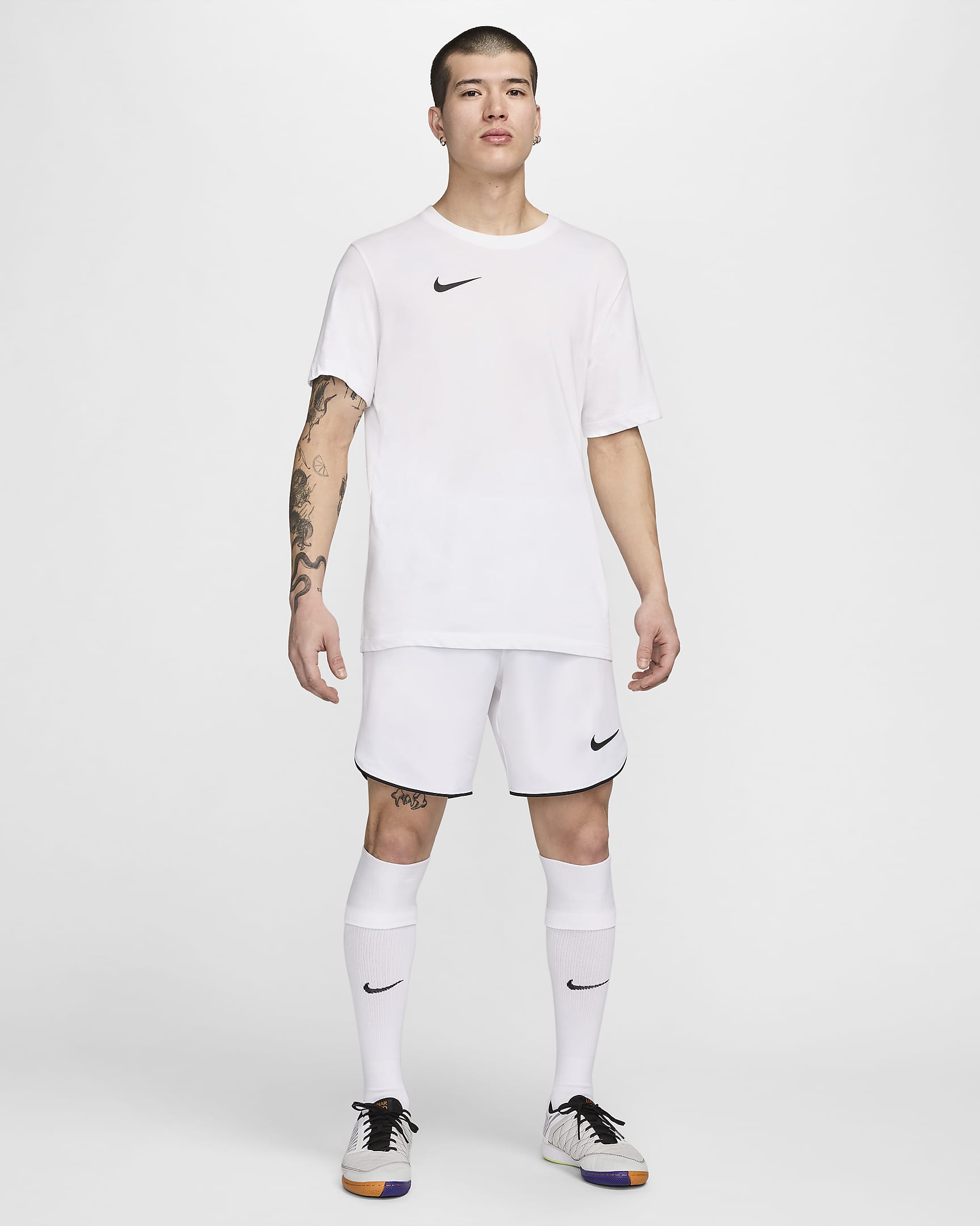 Nike Dri-FIT Men's Soccer Shorts - White/Black/Black