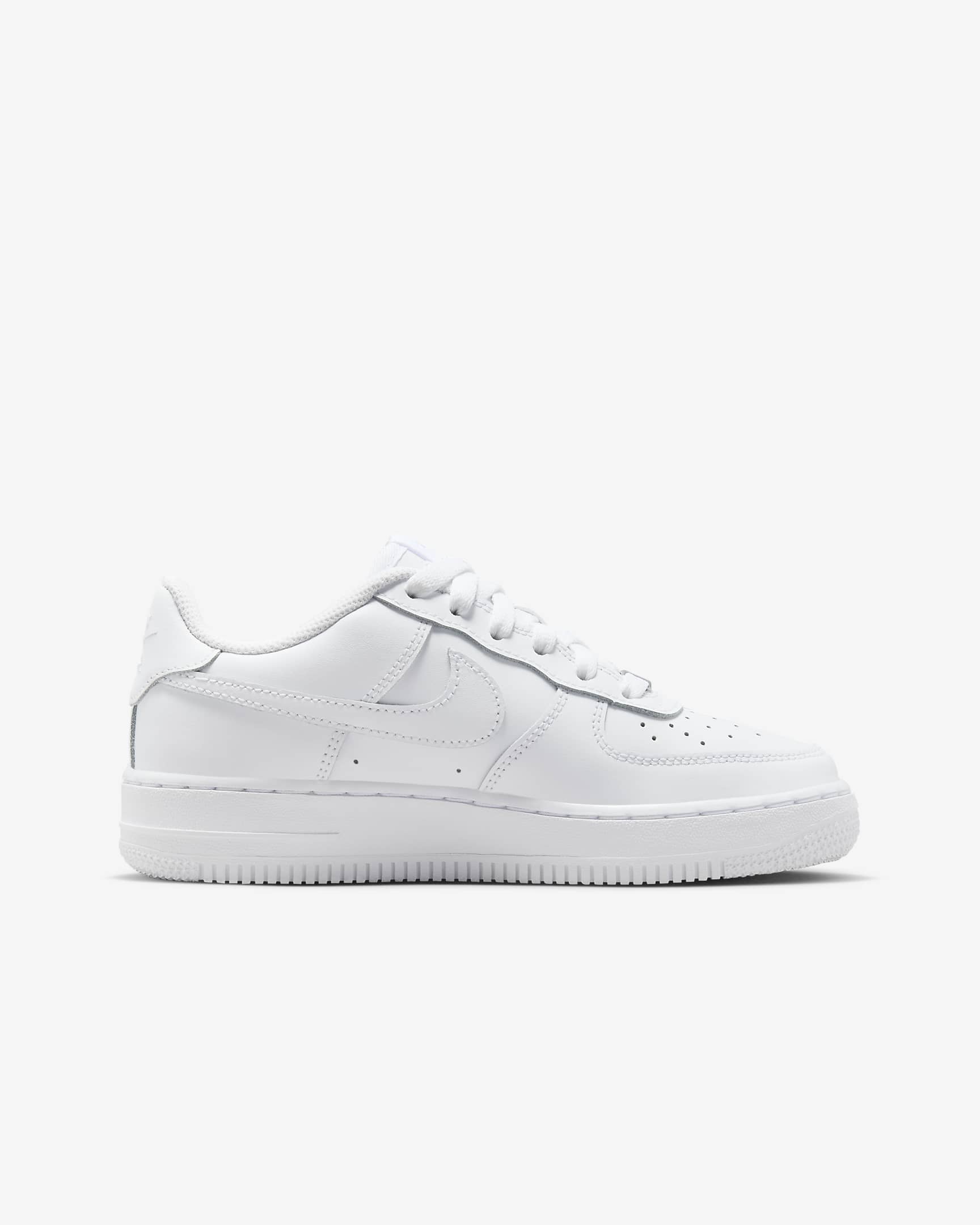 Nike Air Force 1 LE Older Kids' Shoes - White/White/White/White
