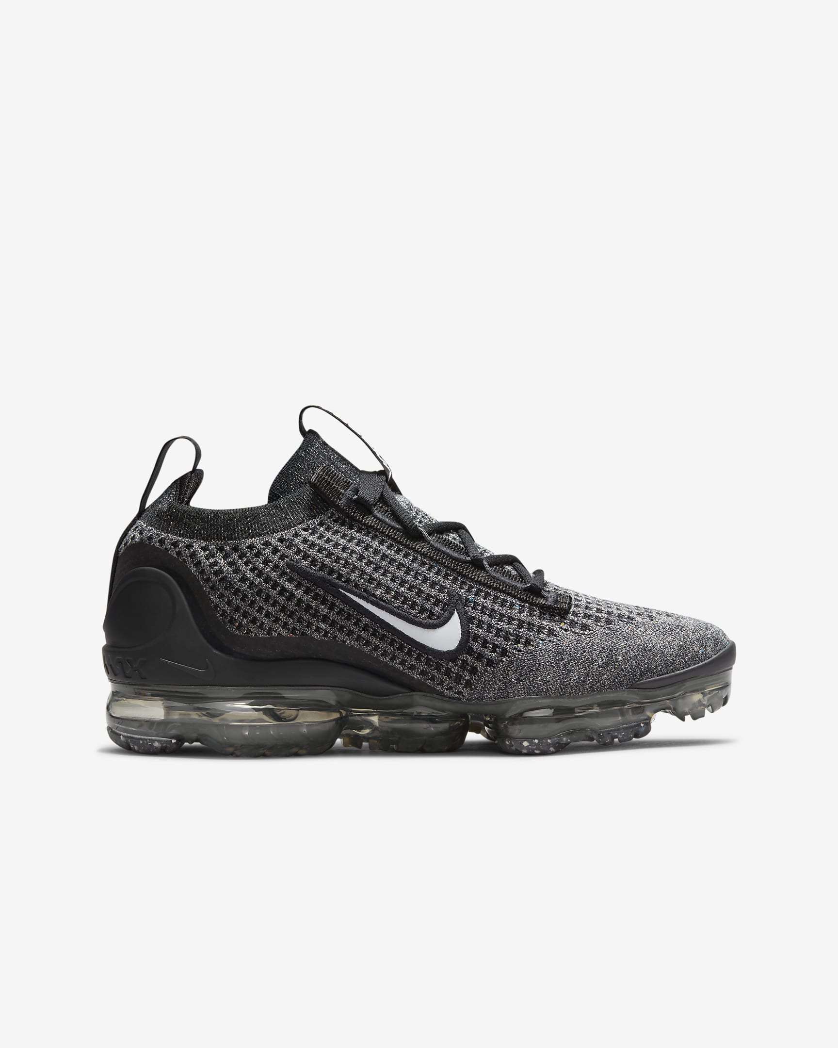 Nike Air VaporMax 2021 FK Big Kids' Shoes - Black/White/Anthracite/Black