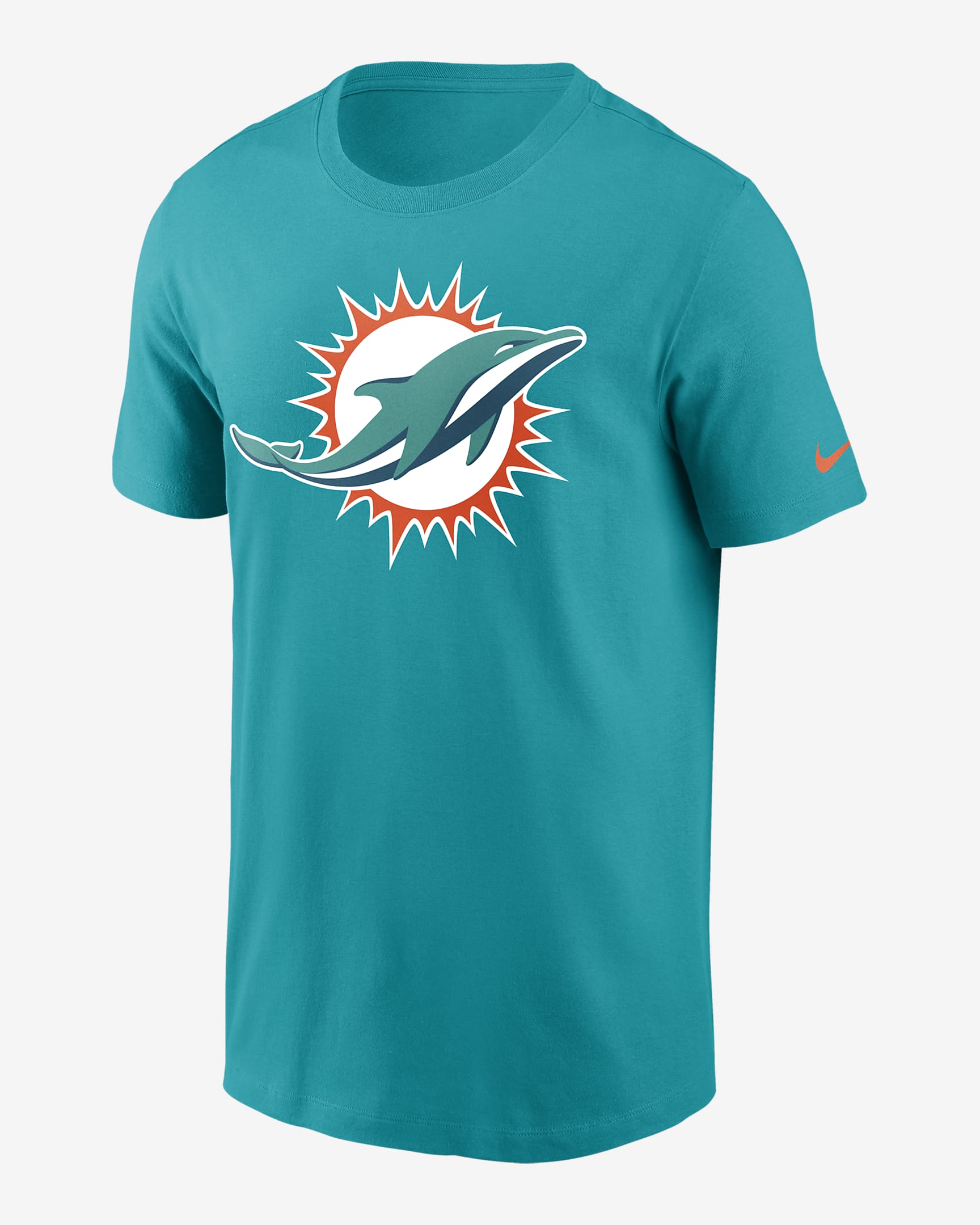 Nike Logo Essential (NFL Miami Dolphins) Men's T-Shirt. Nike.com