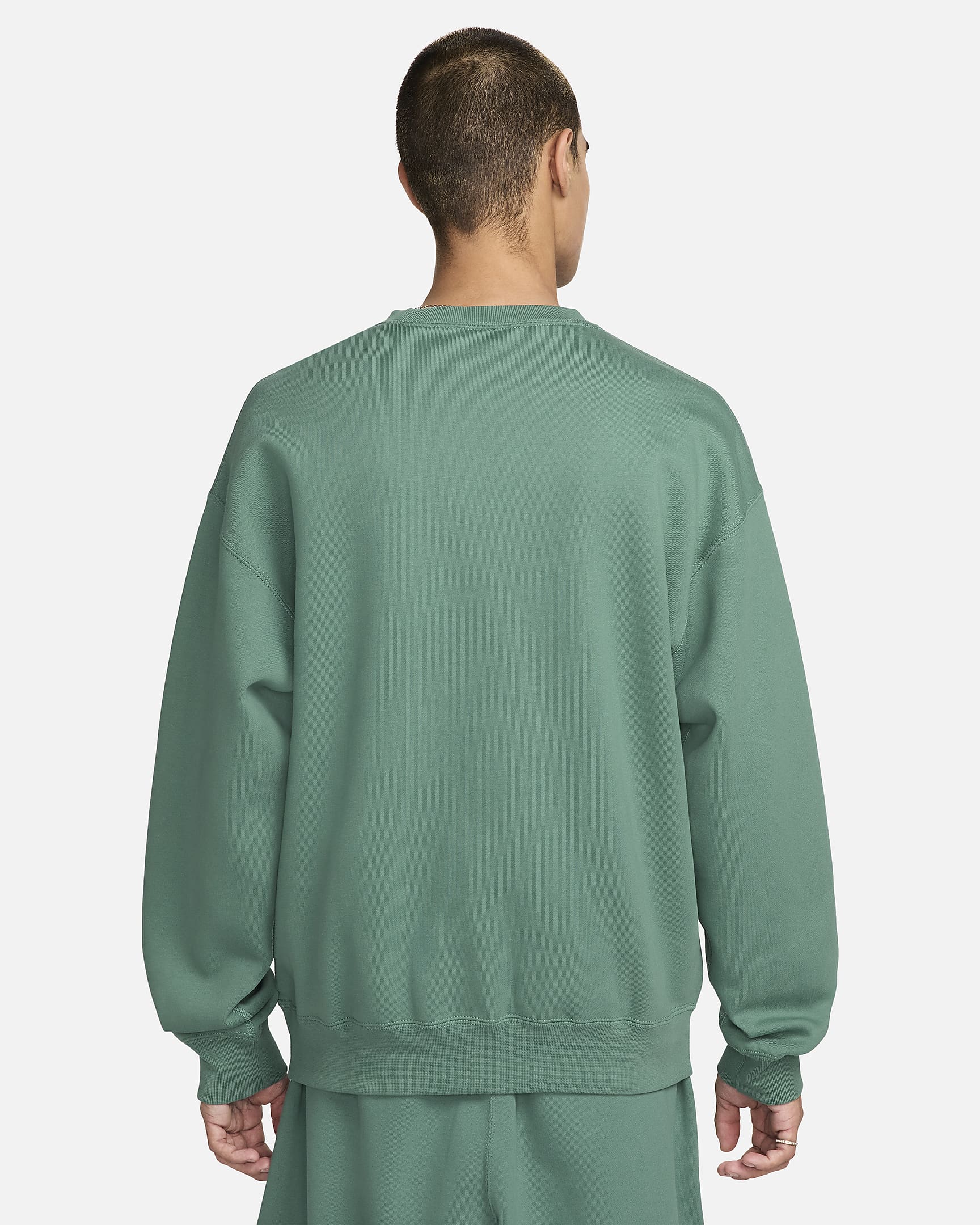 nikelab solo swoosh fleece crew