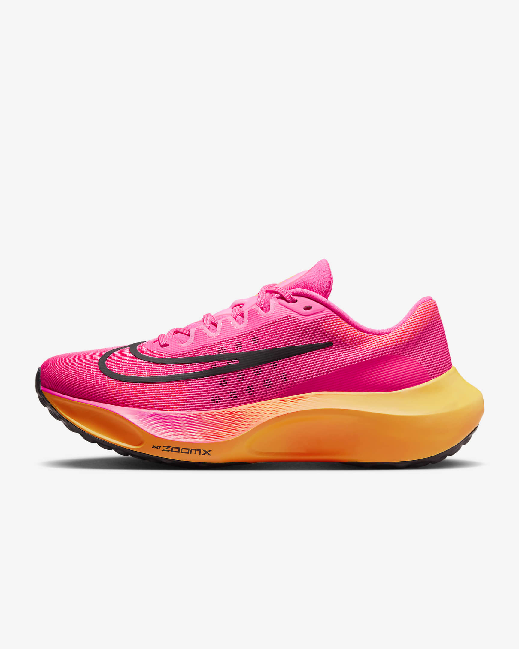 Nike Zoom Fly 5 Men's Road Running Shoes - Hyper Pink/Laser Orange/Black