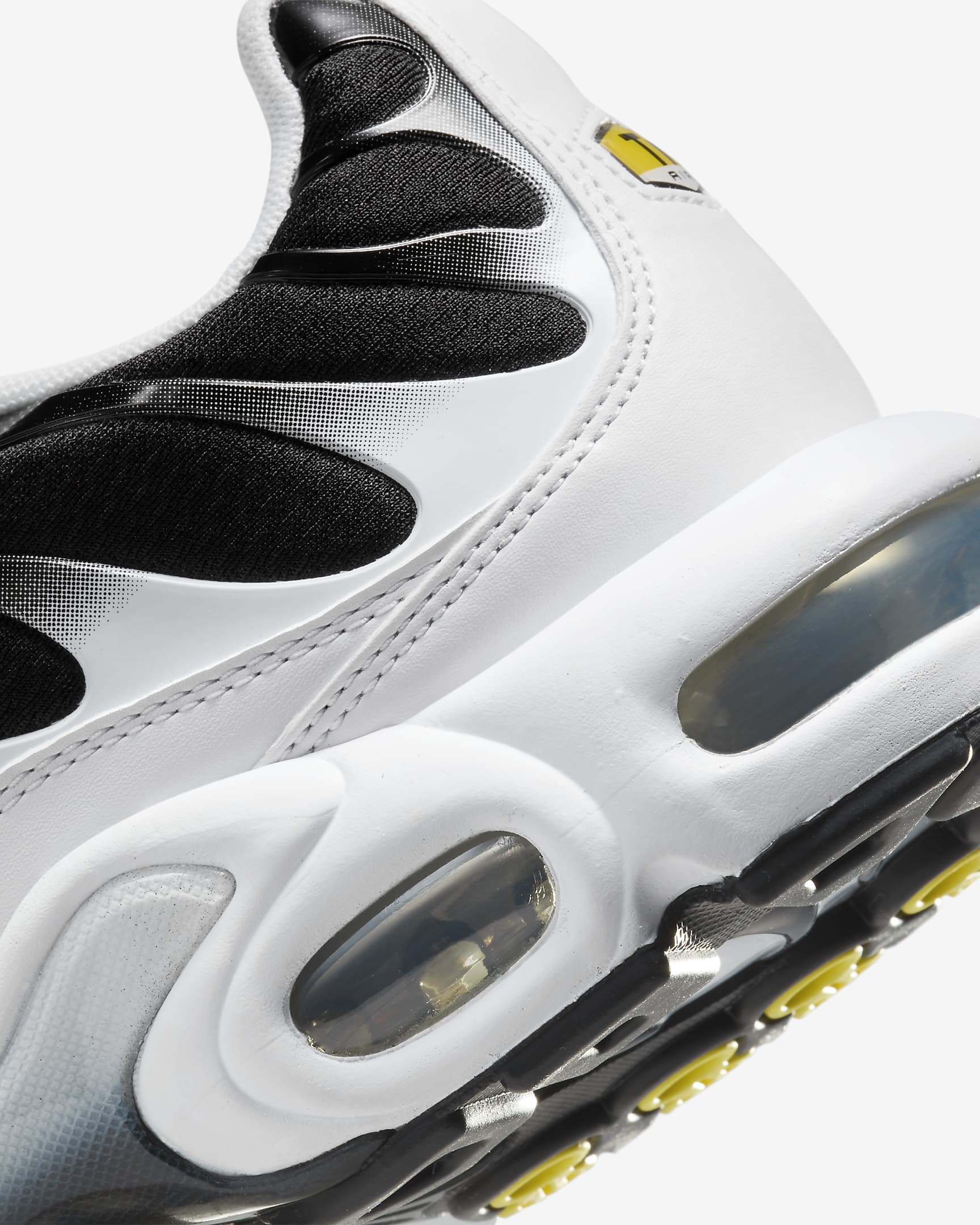 Nike Air Max Plus Men's Shoe - White/Metallic Pewter/Black