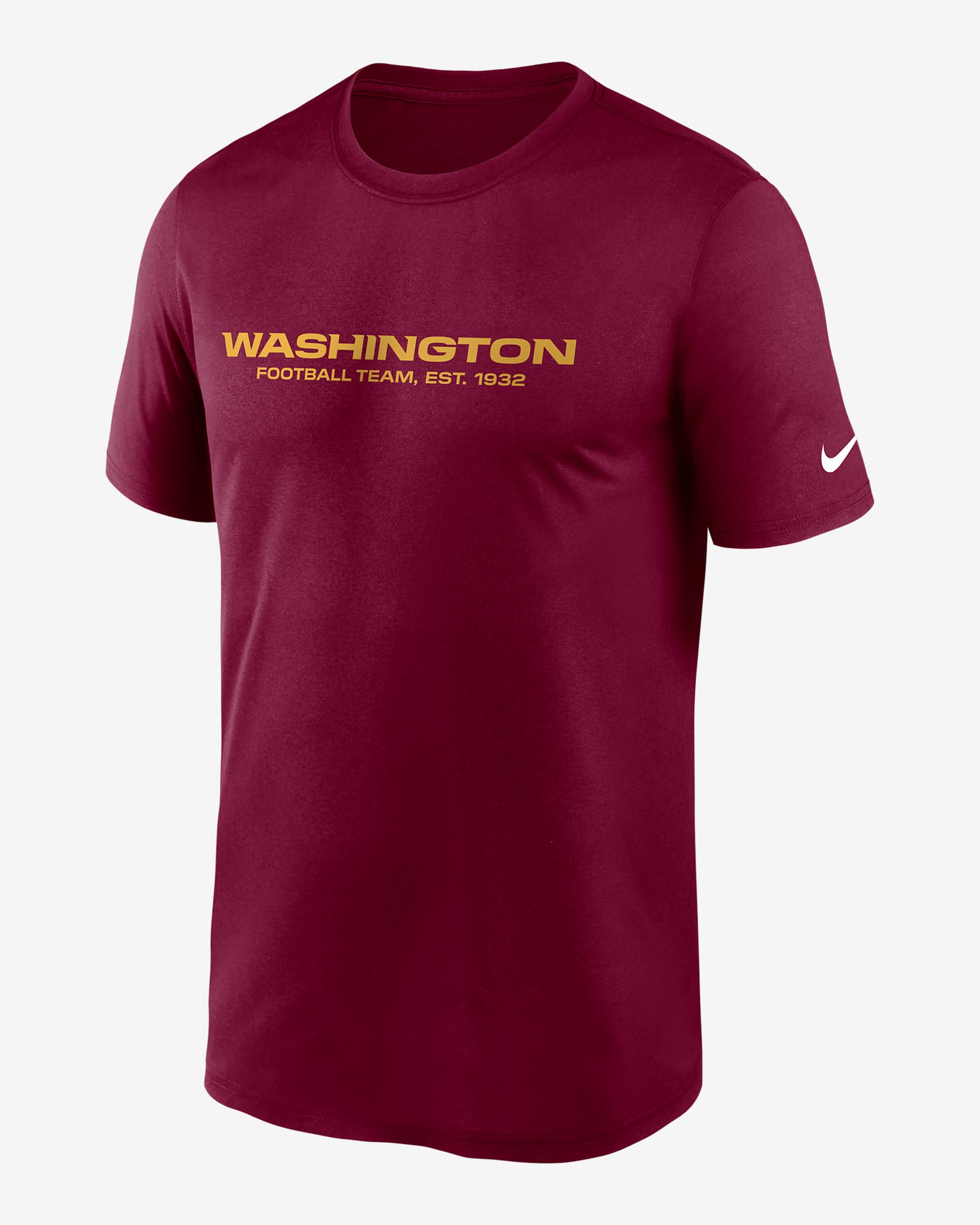 Nike Dri Fit Logo Legend Nfl Washington Football Team Mens T Shirt