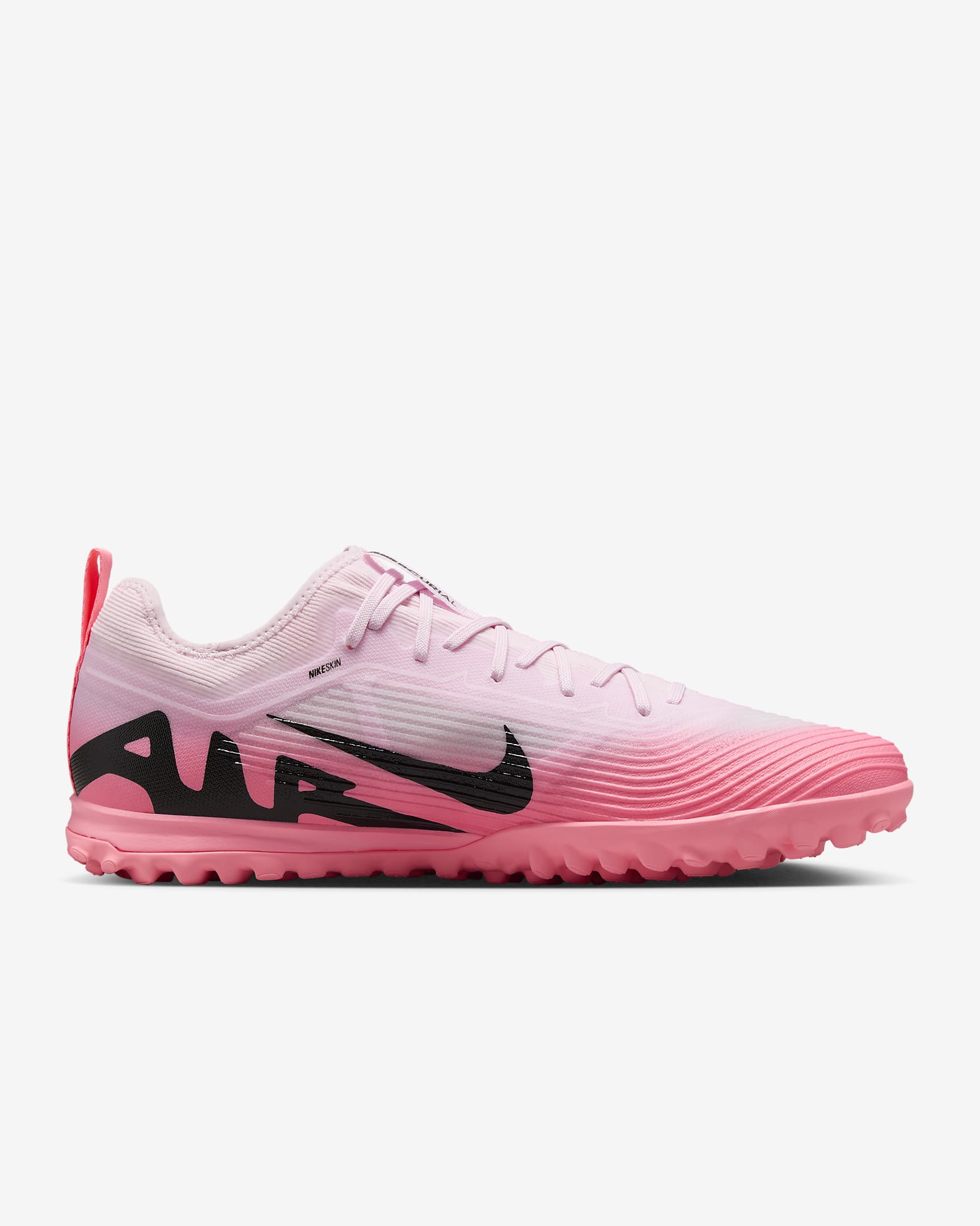 Nike Mercurial Vapor 15 Pro TF Low-Top Soccer Shoes - Pink Foam/Black