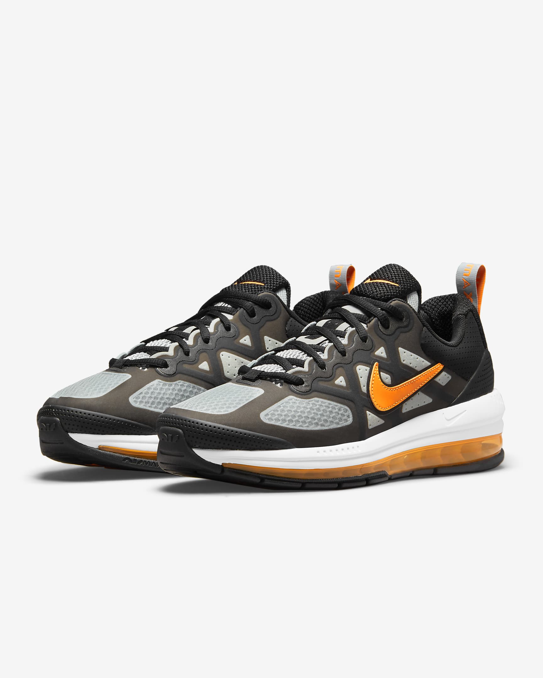 Nike Air Max Genome Men's Shoes - Black/Grey Fog/White/Total Orange