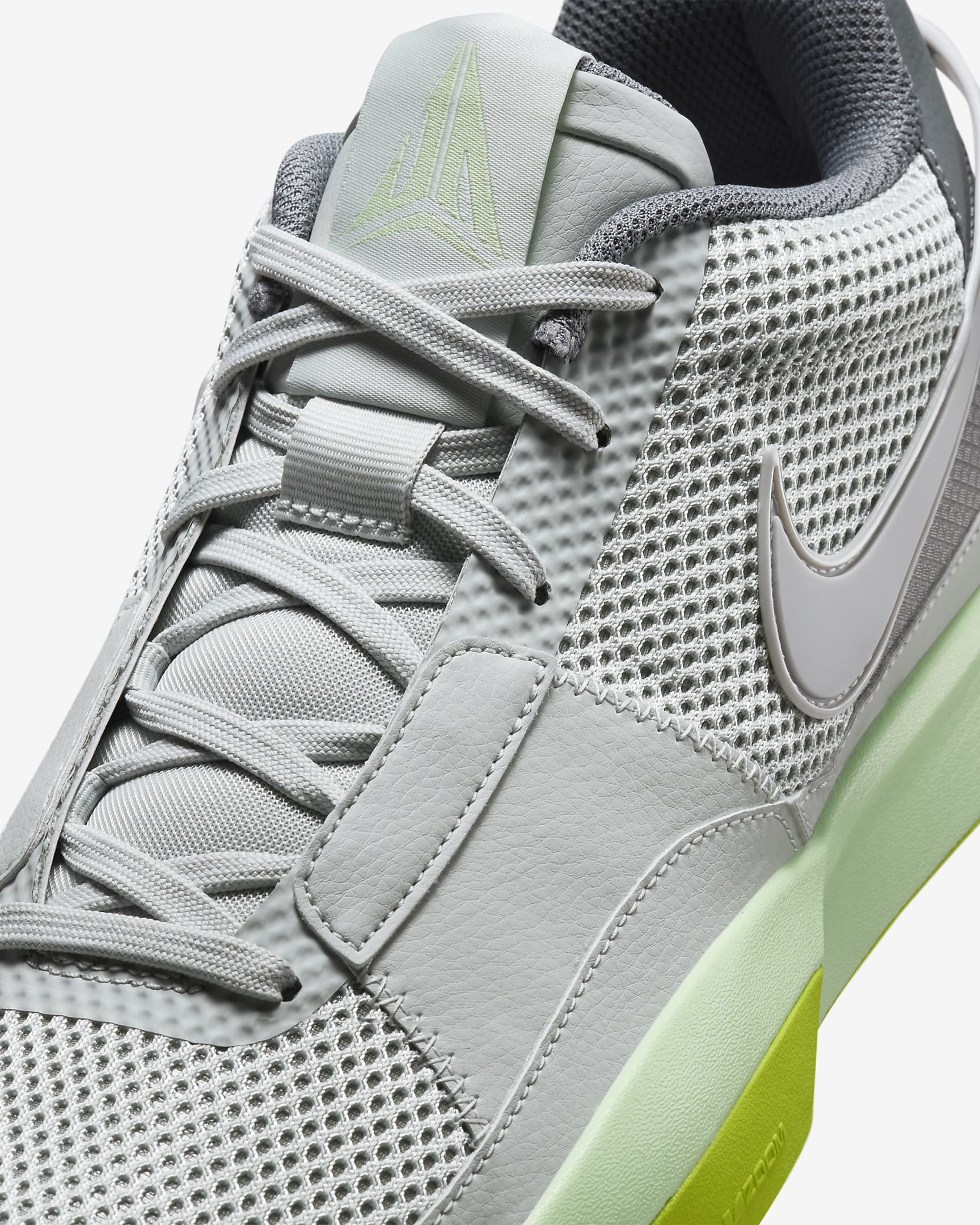 Ja 1 EP Basketball Shoes - Light Silver/Cyber/Cool Grey/Granite