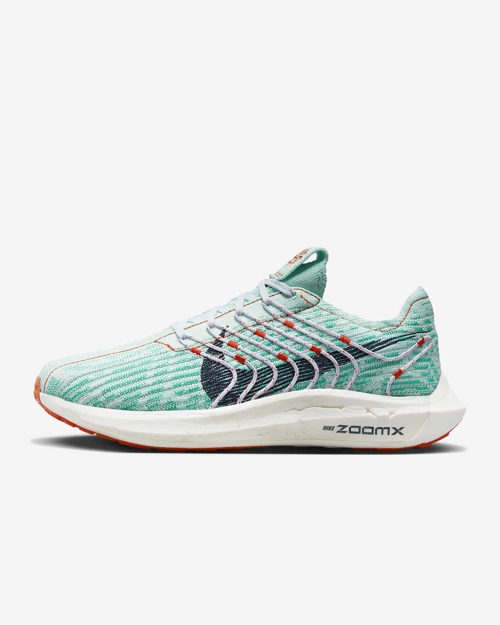 Nike Pegasus Turbo 女款路跑鞋 - Jade Ice/Clear Jade II/Picante Red/Obsidian